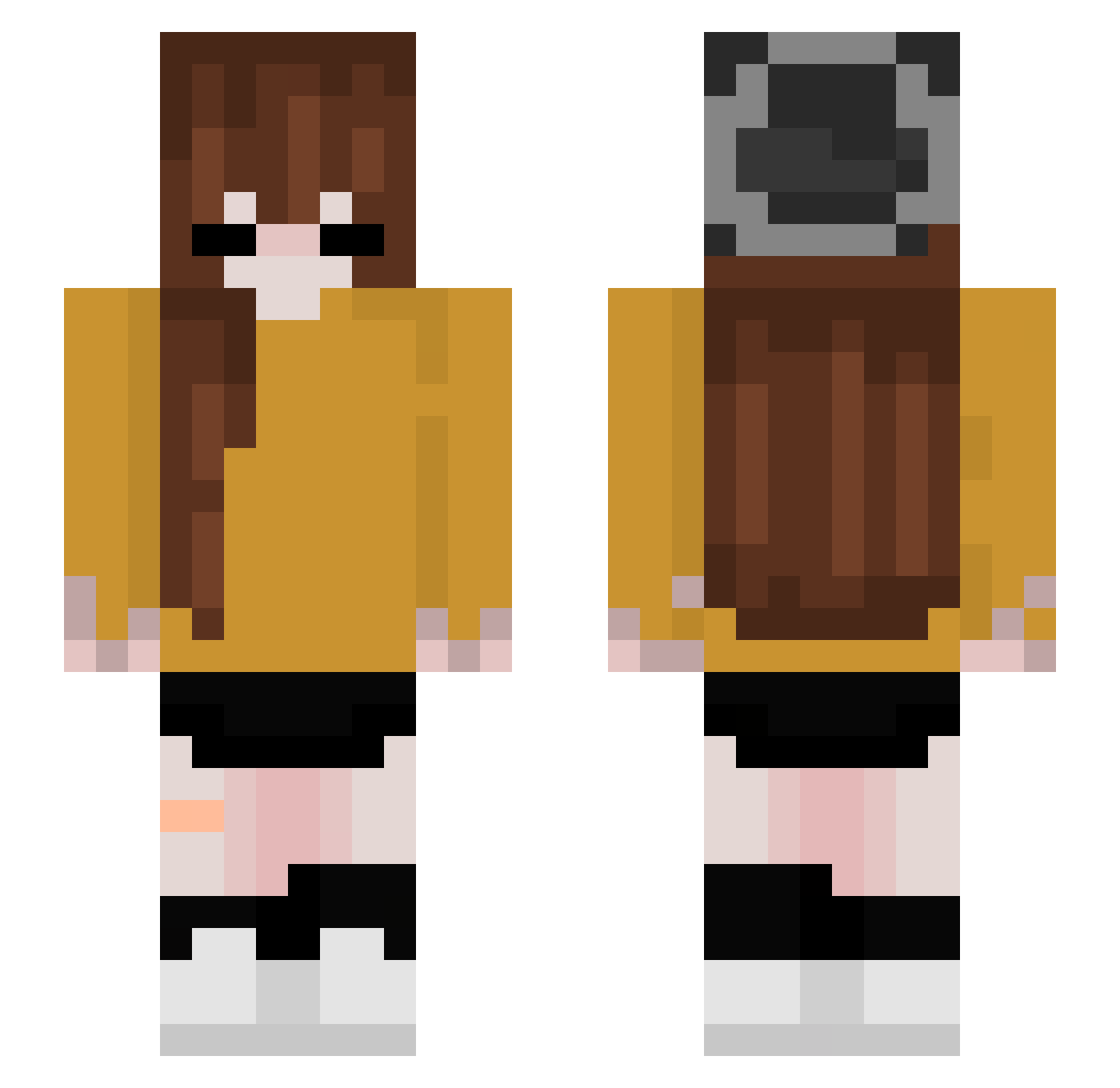 Thornyx_ Minecraft skin, front and back view
