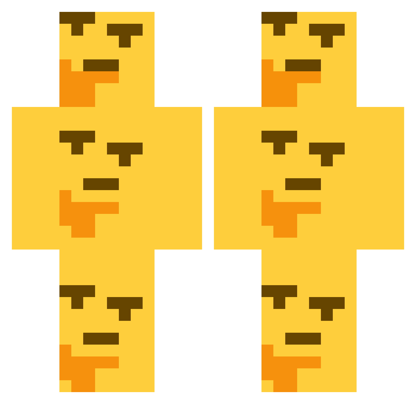 Nitrous_Zone Minecraft skin, front and back view