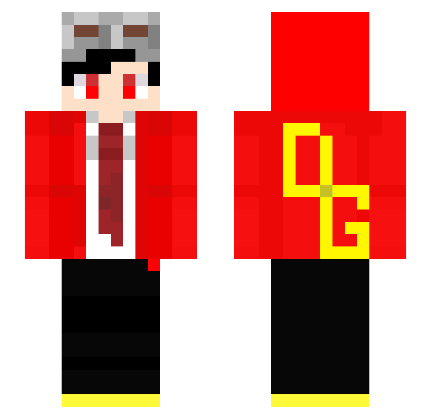 solaralts_anFNv0 Minecraft skin, front and back view