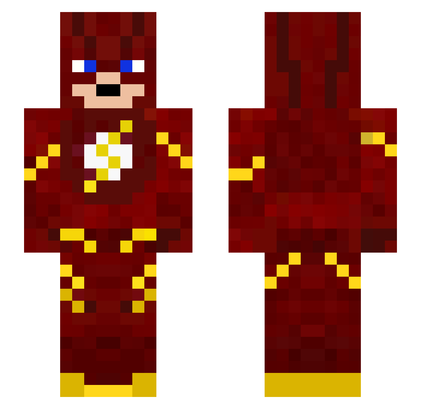 buoylouis Minecraft skin, front and back view