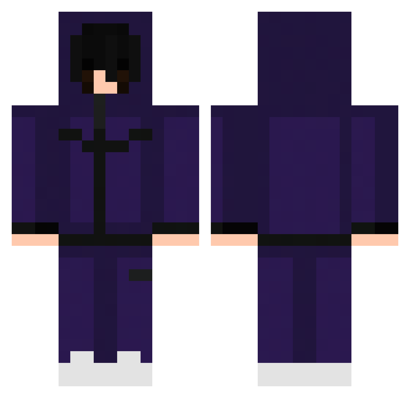 iShadowShark_7 Minecraft skin, front and back view
