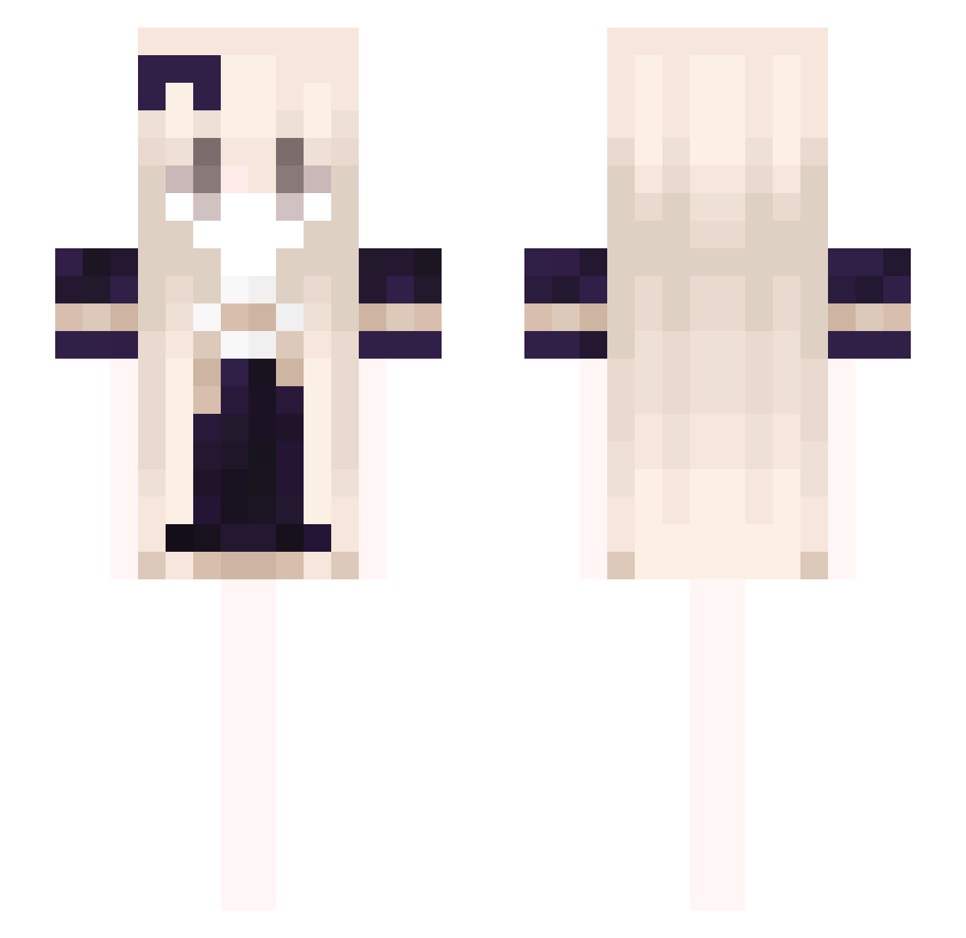 synvcz Minecraft skin, front and back view