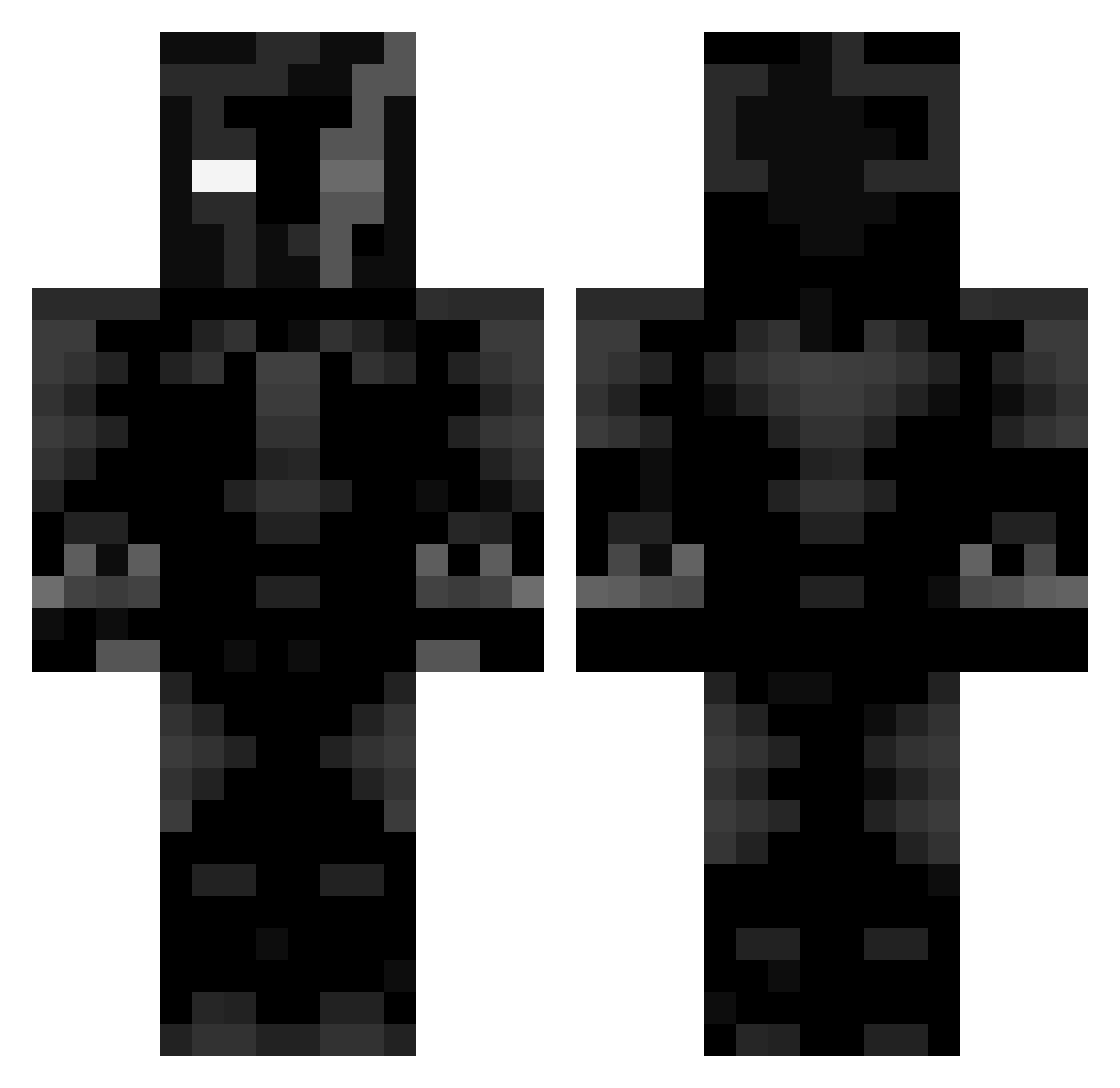bambikk_pl Minecraft skin, front and back view