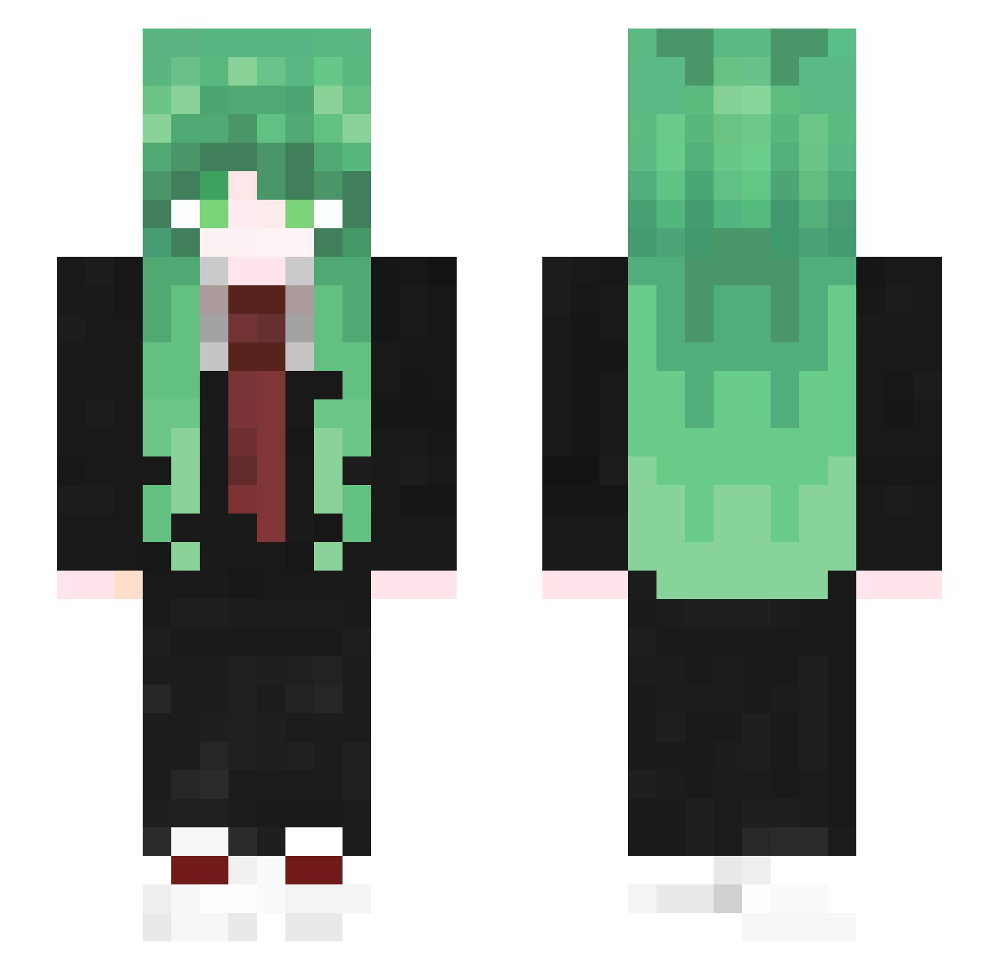SanFeng_XD Minecraft skin, front and back view