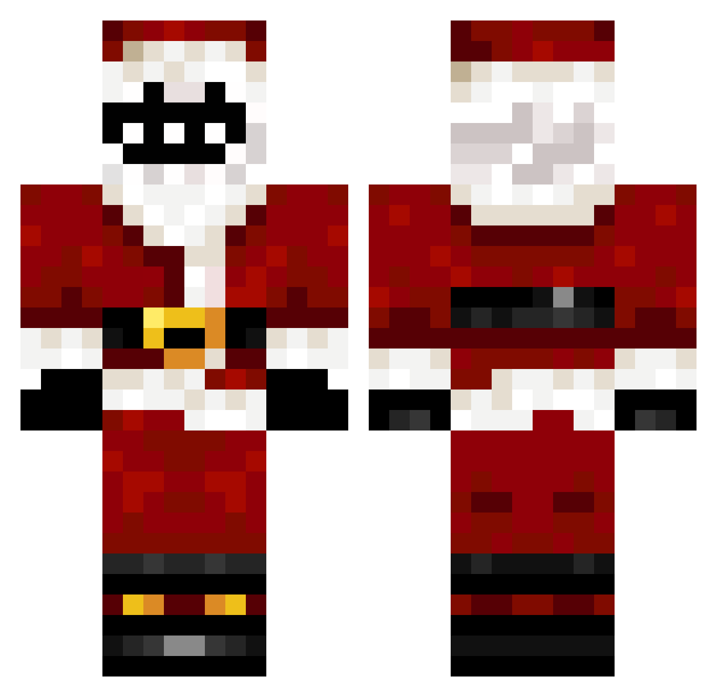 speediogrencem Minecraft skin, front and back view