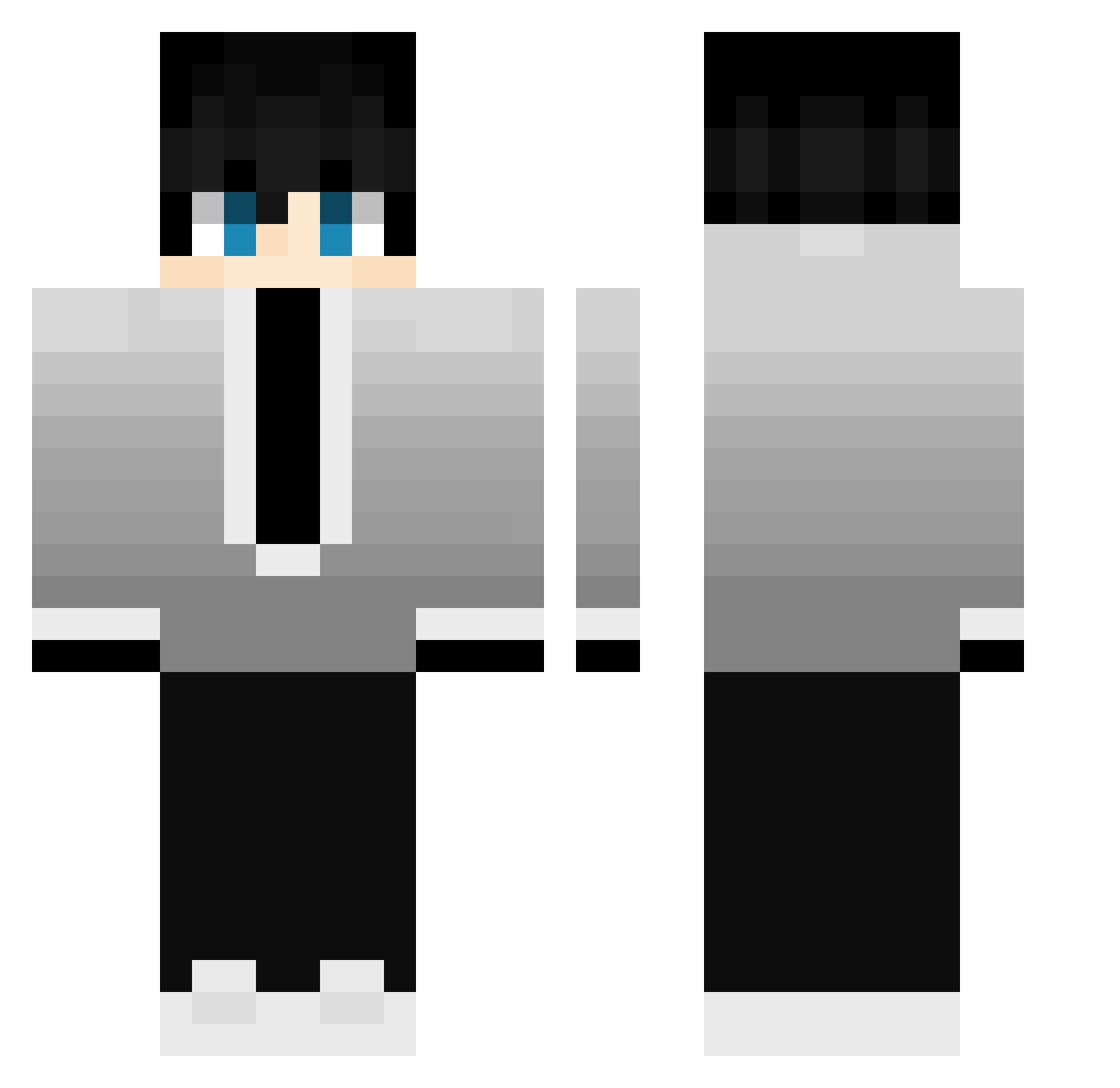 Yucs_ Minecraft skin, front and back view