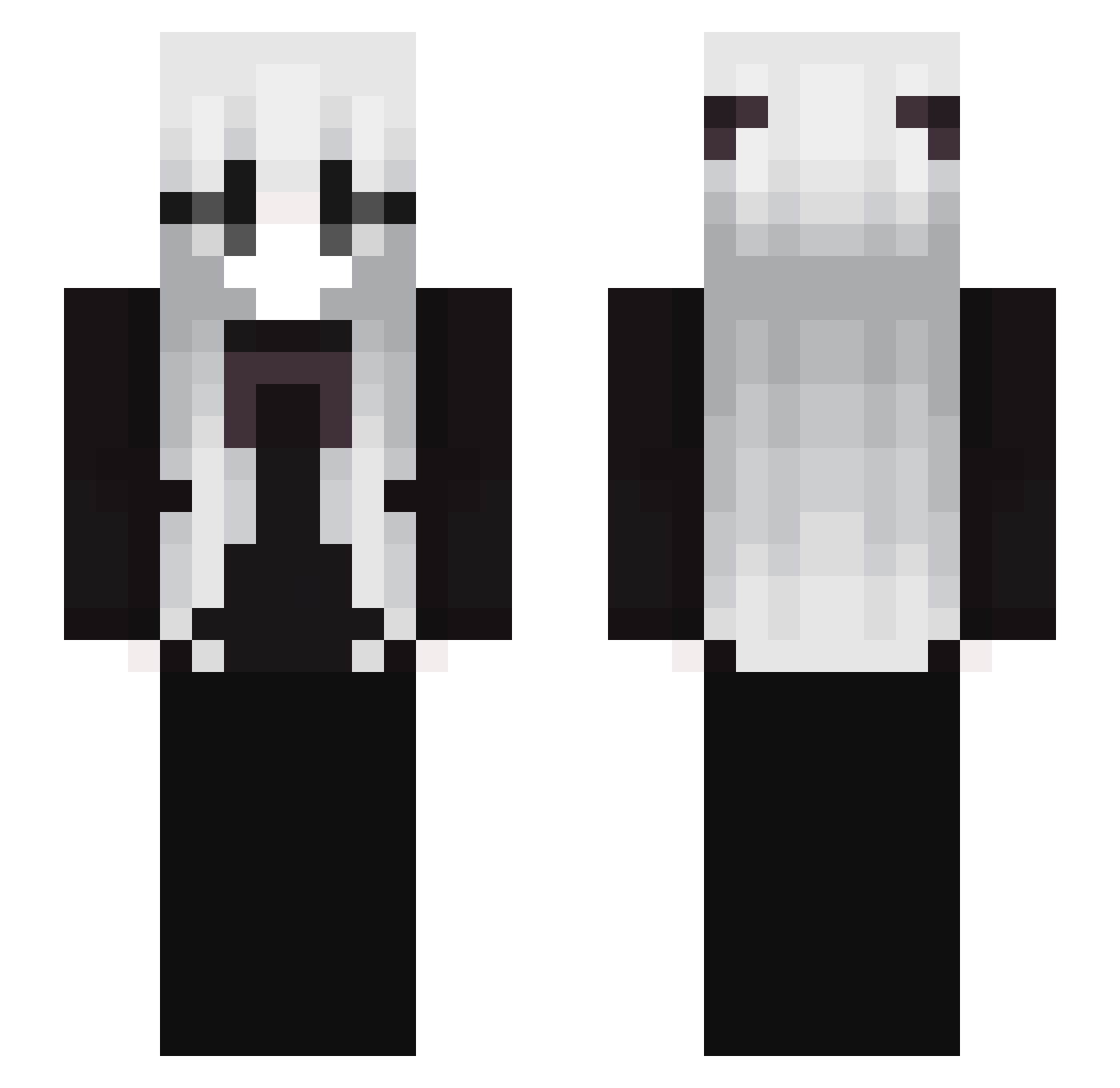 2983408506 Minecraft skin, front and back view