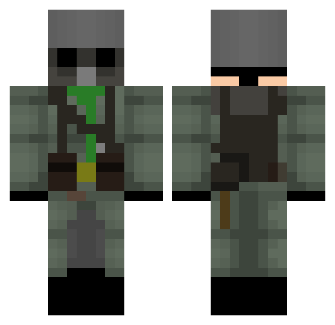 Max112094 Minecraft skin, front and back view