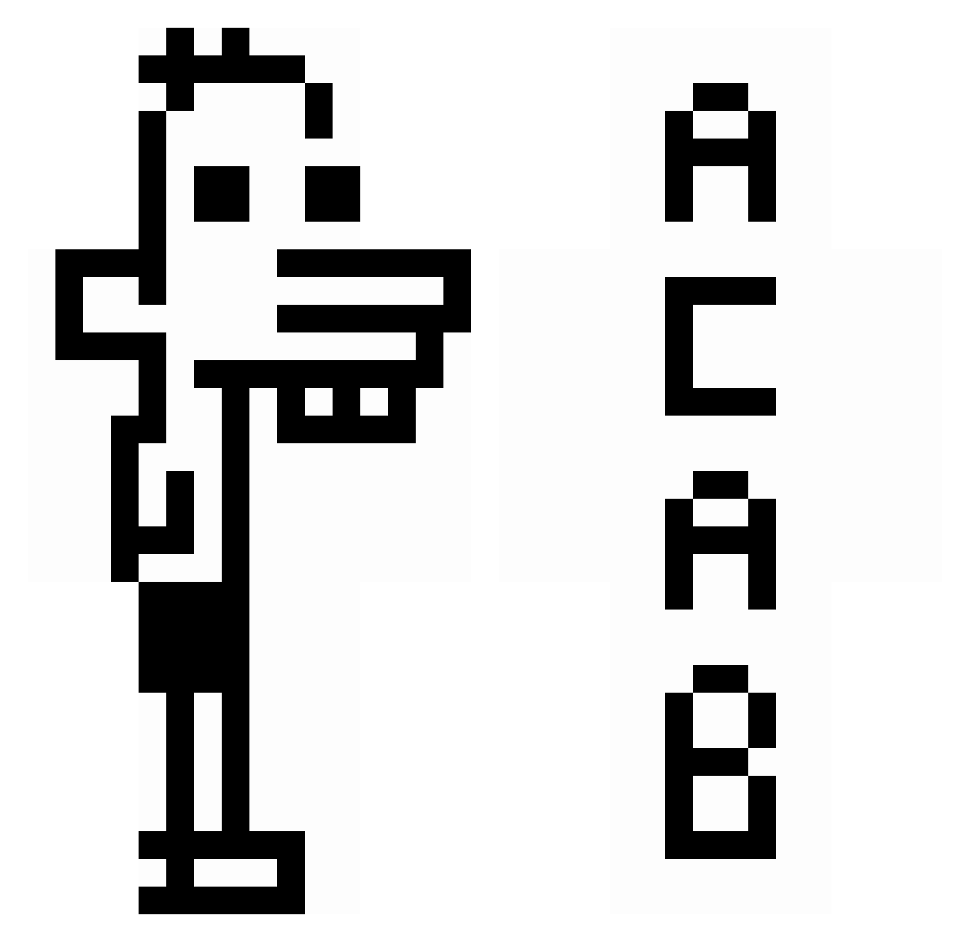 goonroom Minecraft skin, front and back view