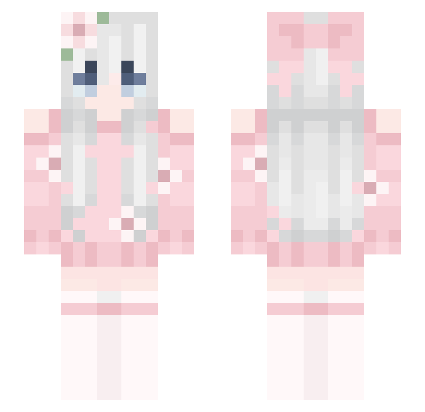 Sarah_Queen03 Minecraft skin, front and back view