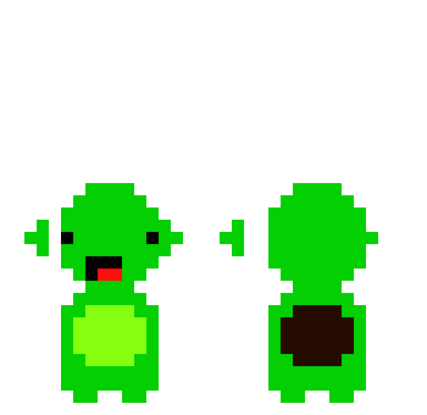 Sakamarui Minecraft skin, front and back view