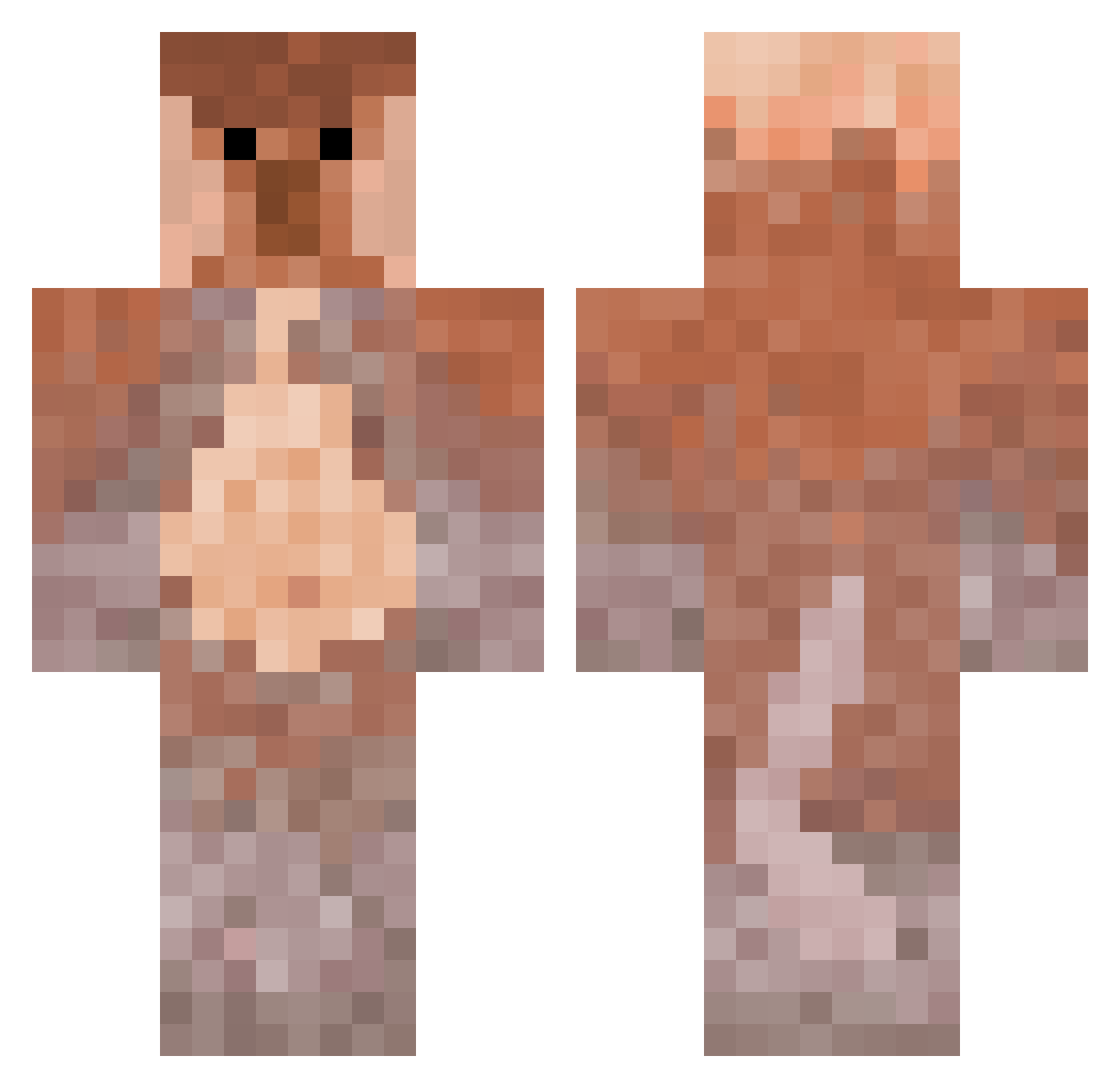 Kazik_Hokej_44 Minecraft skin, front and back view