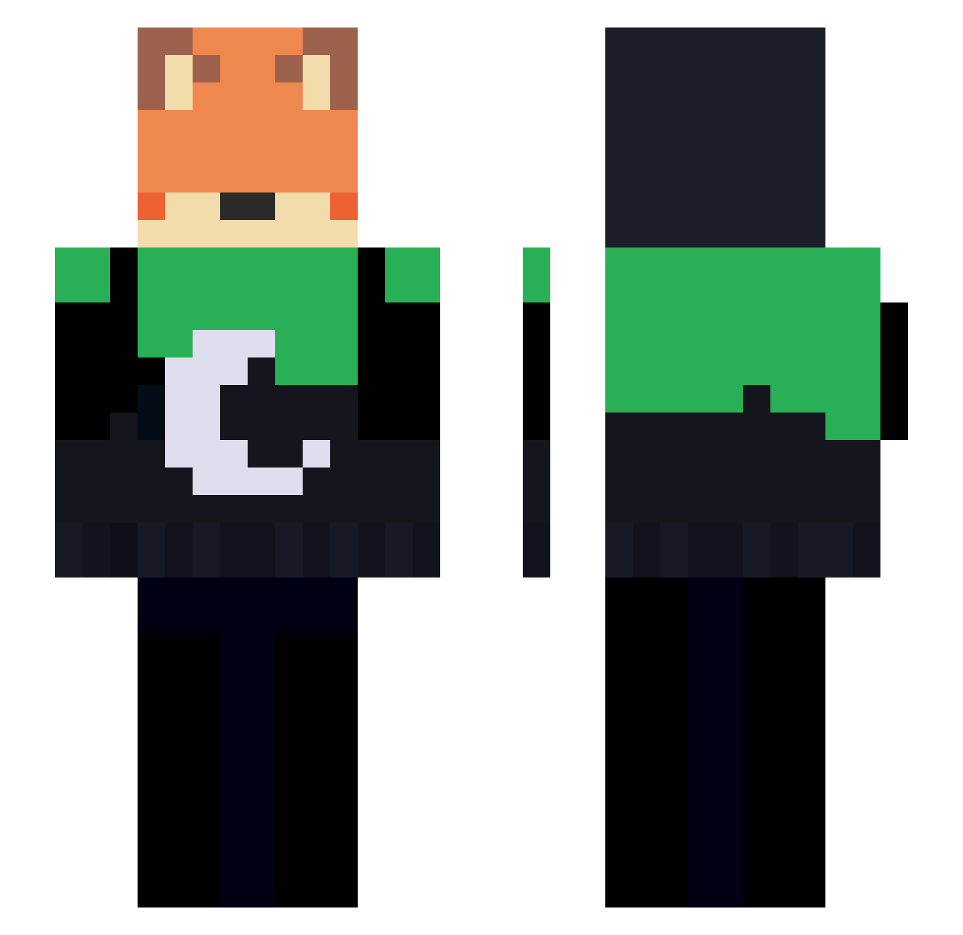 youjeung6974 Minecraft skin, front and back view