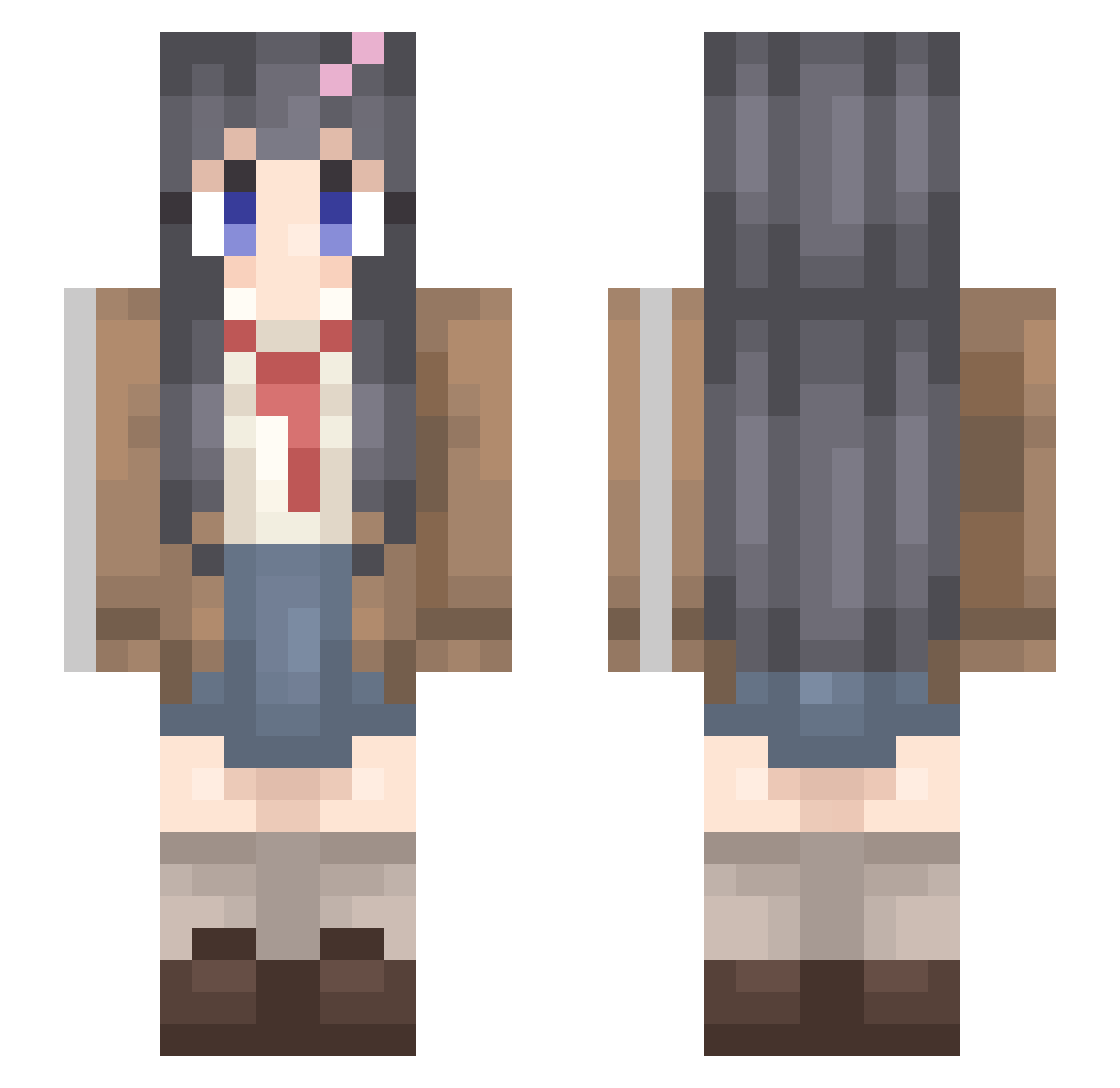 SergioR_33 Minecraft skin, front and back view