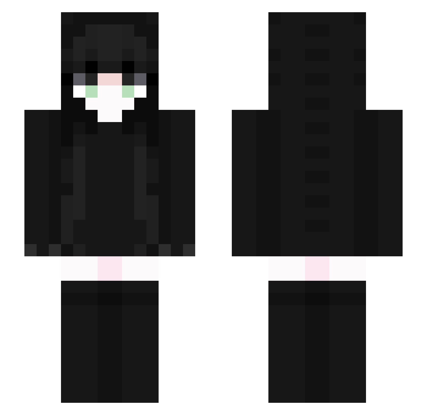 Warren0422 Minecraft skin, front and back view