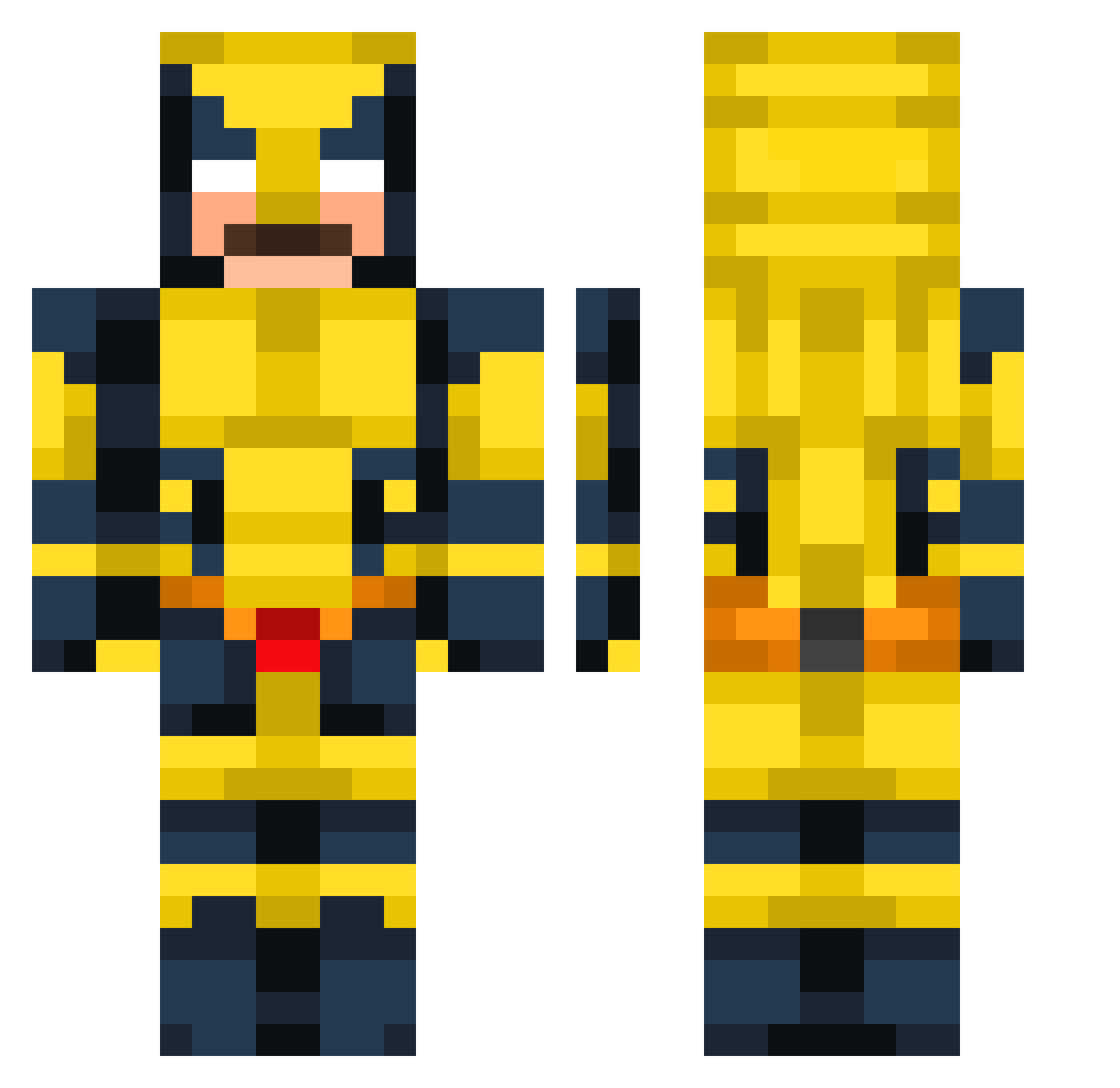stillrolls Minecraft skin, front and back view