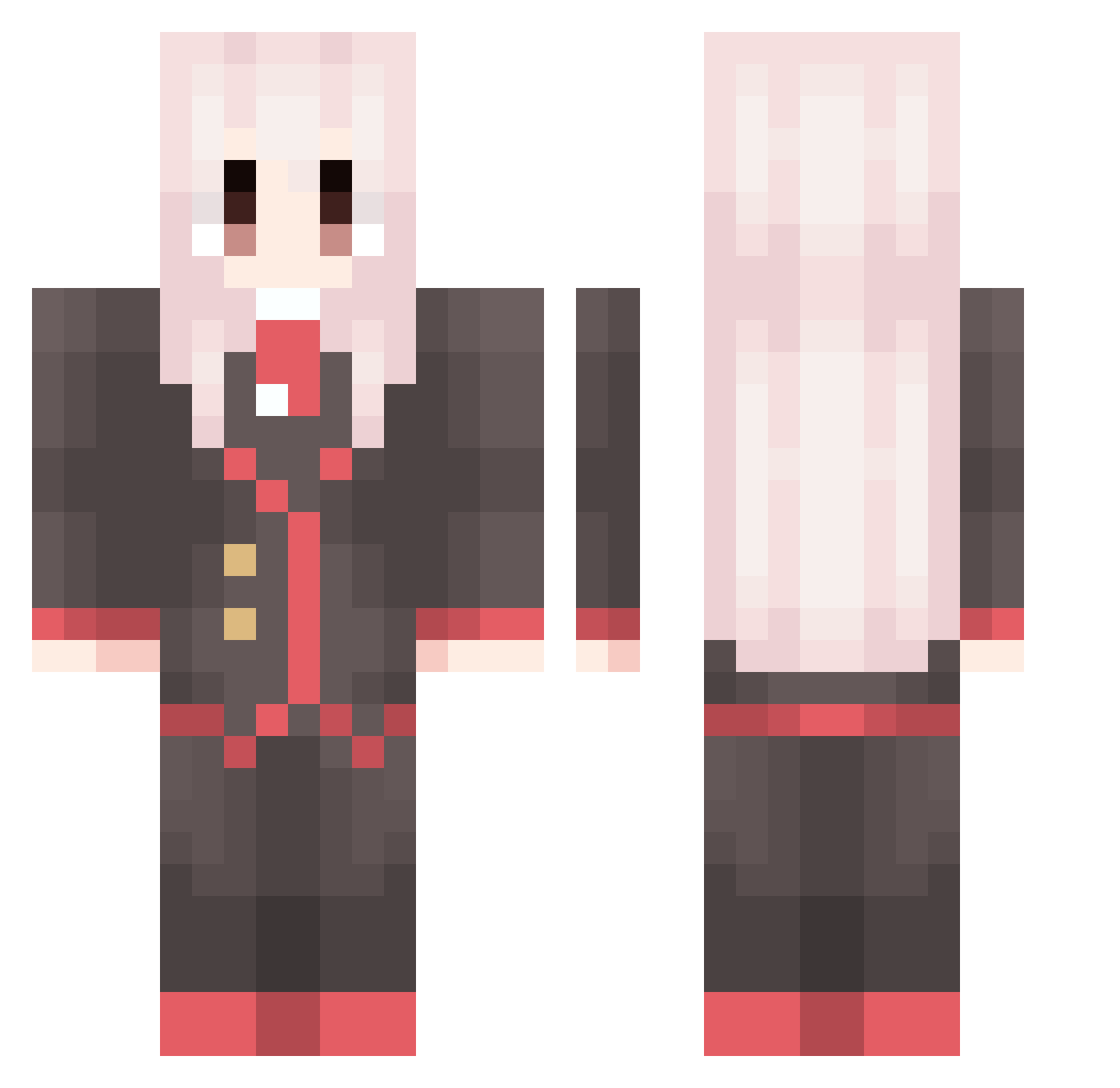 yoongun_ Minecraft skin, front and back view