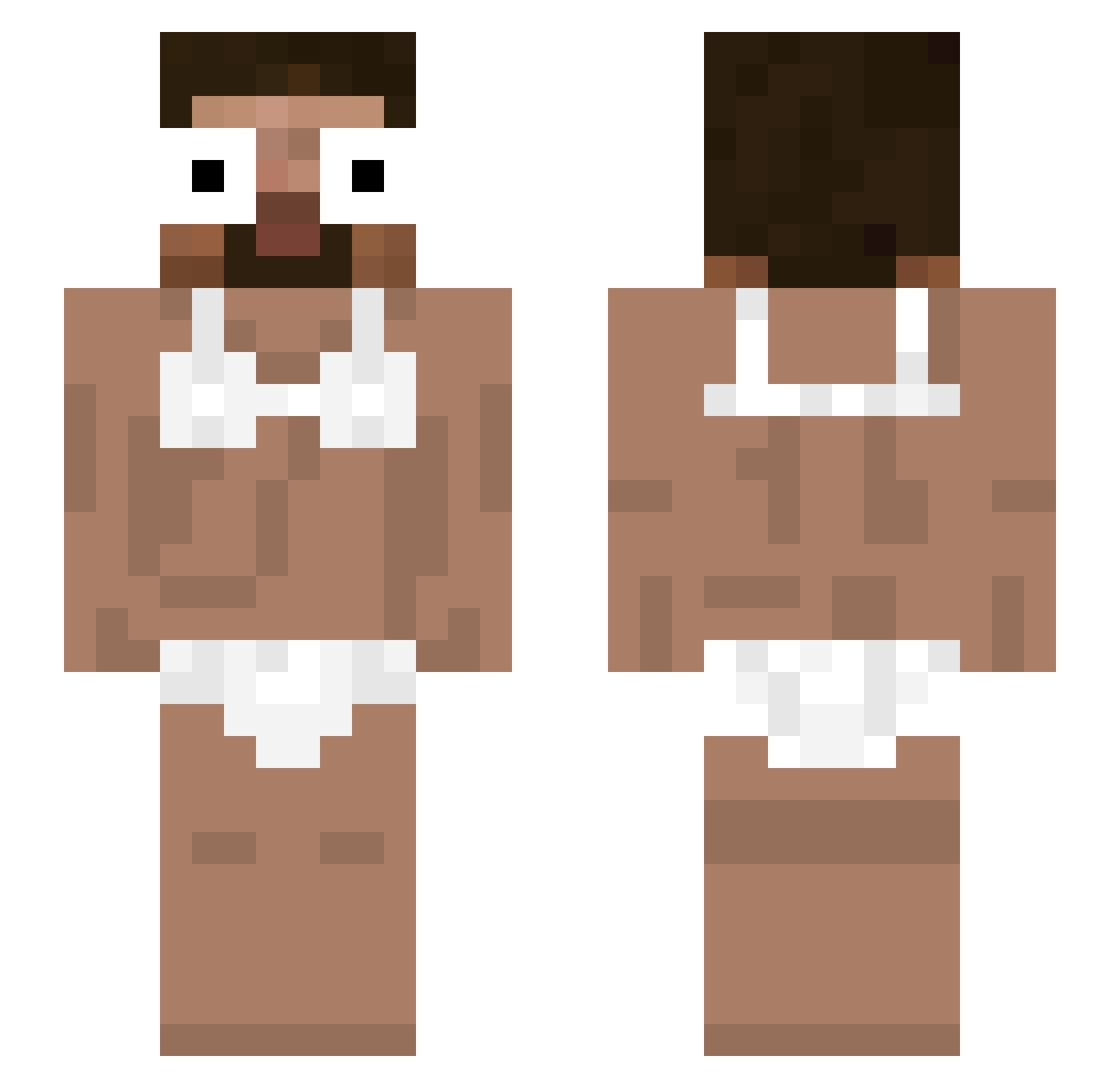Sofiaaaaaaa Minecraft skin, front and back view