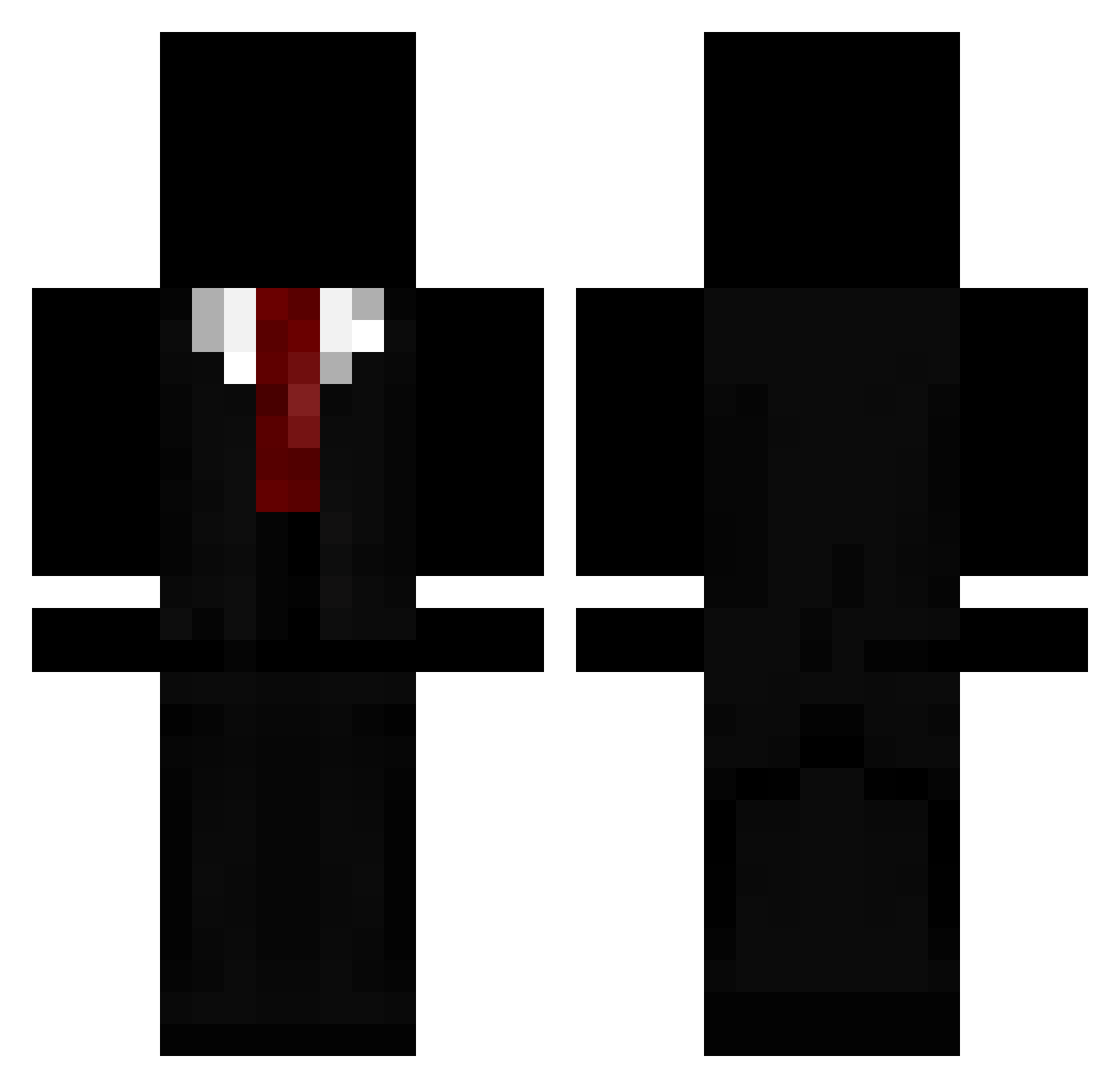 EpischerName Minecraft skin, front and back view