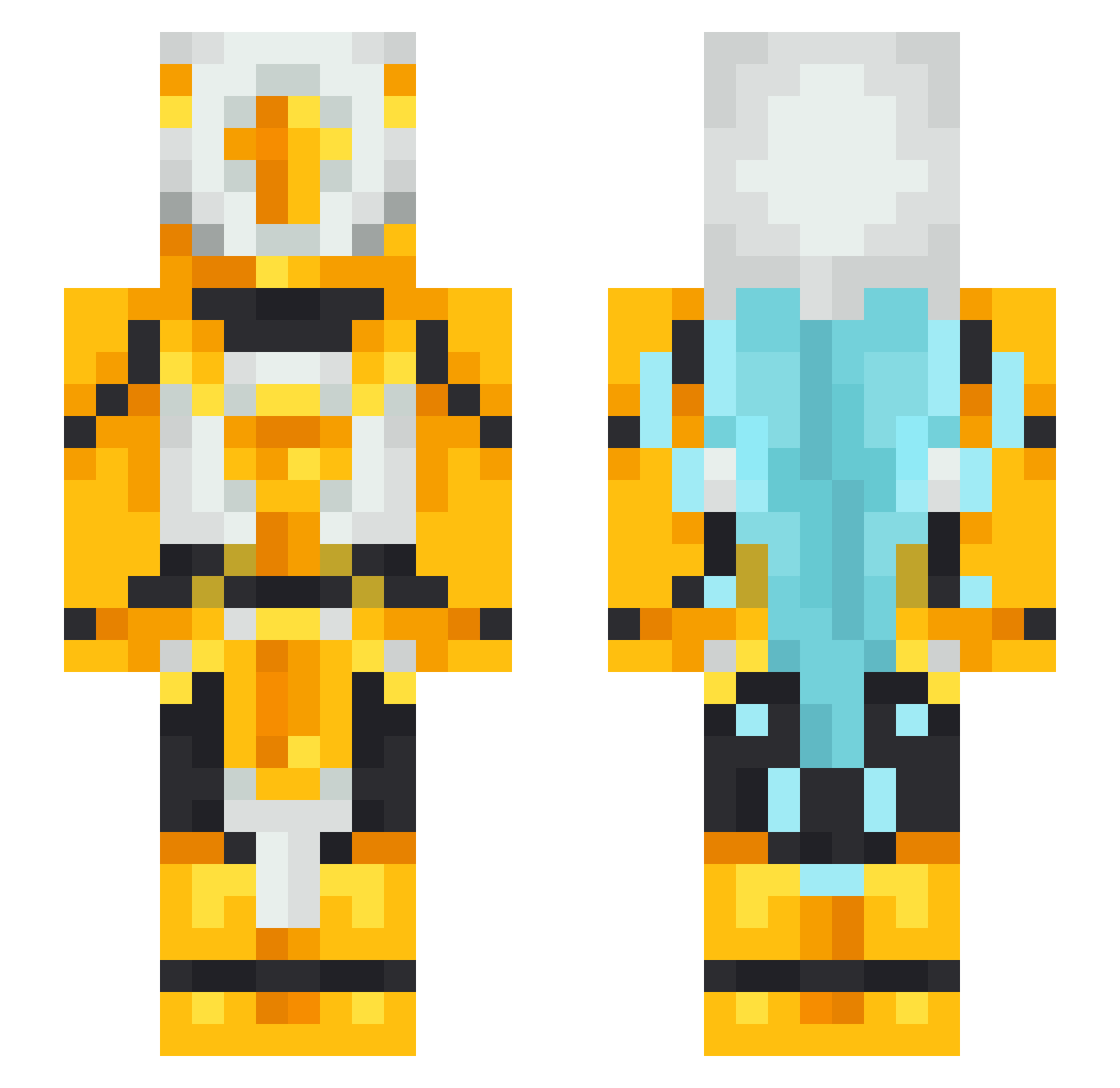 Galakushka_I Minecraft skin, front and back view