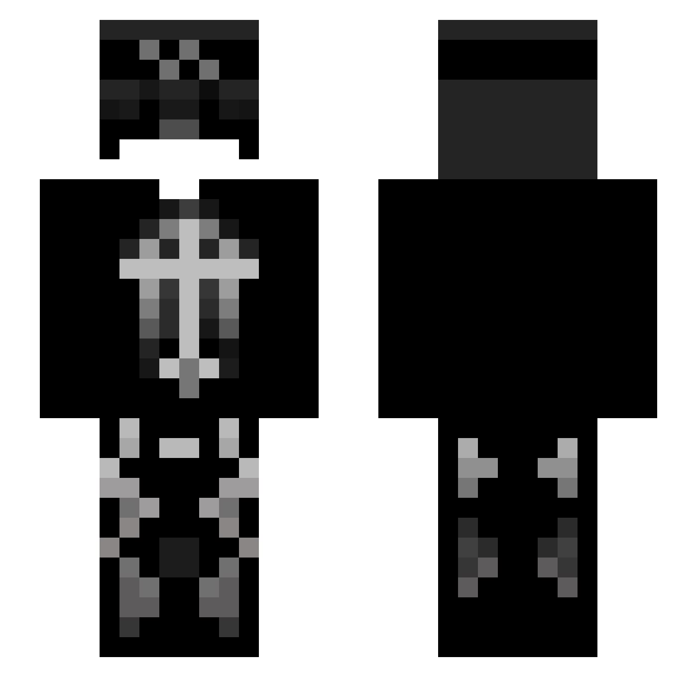 xDorikosn_ Minecraft skin, front and back view