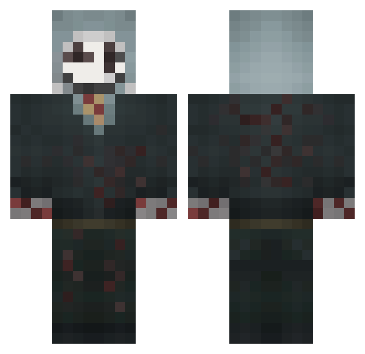 _john_exe_ Minecraft skin, front and back view