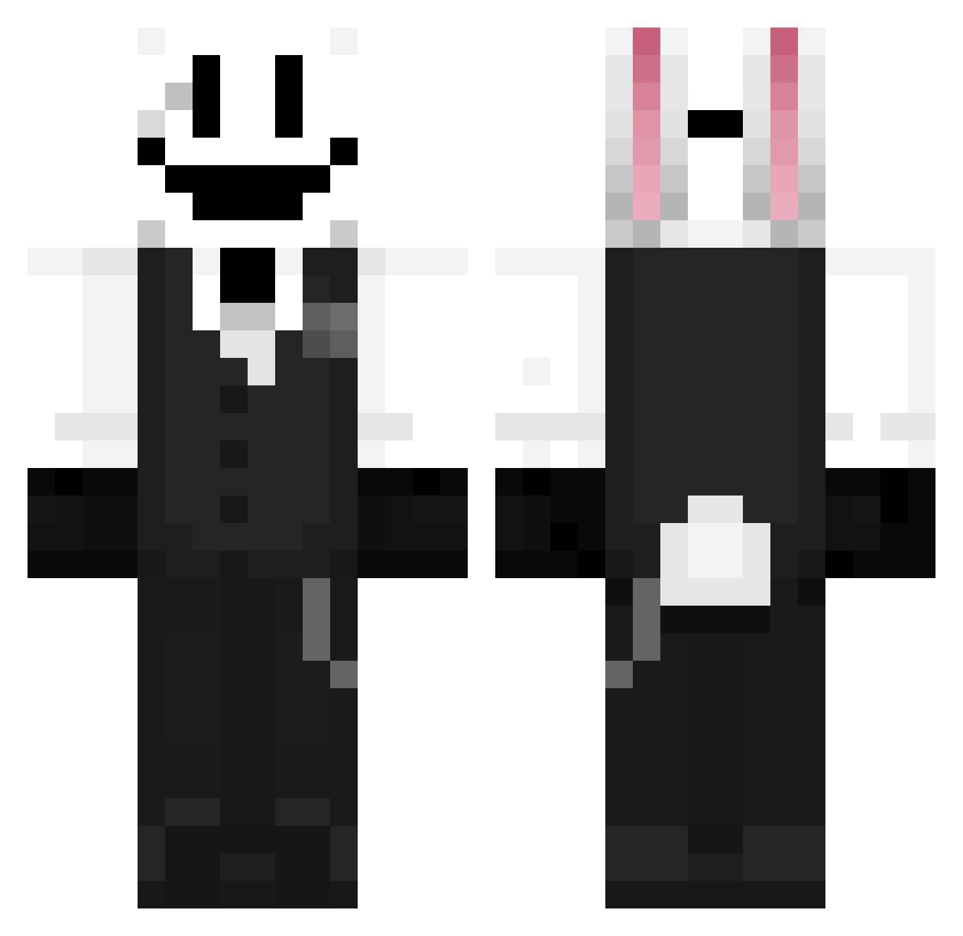 _N01r_ Minecraft skin, front and back view