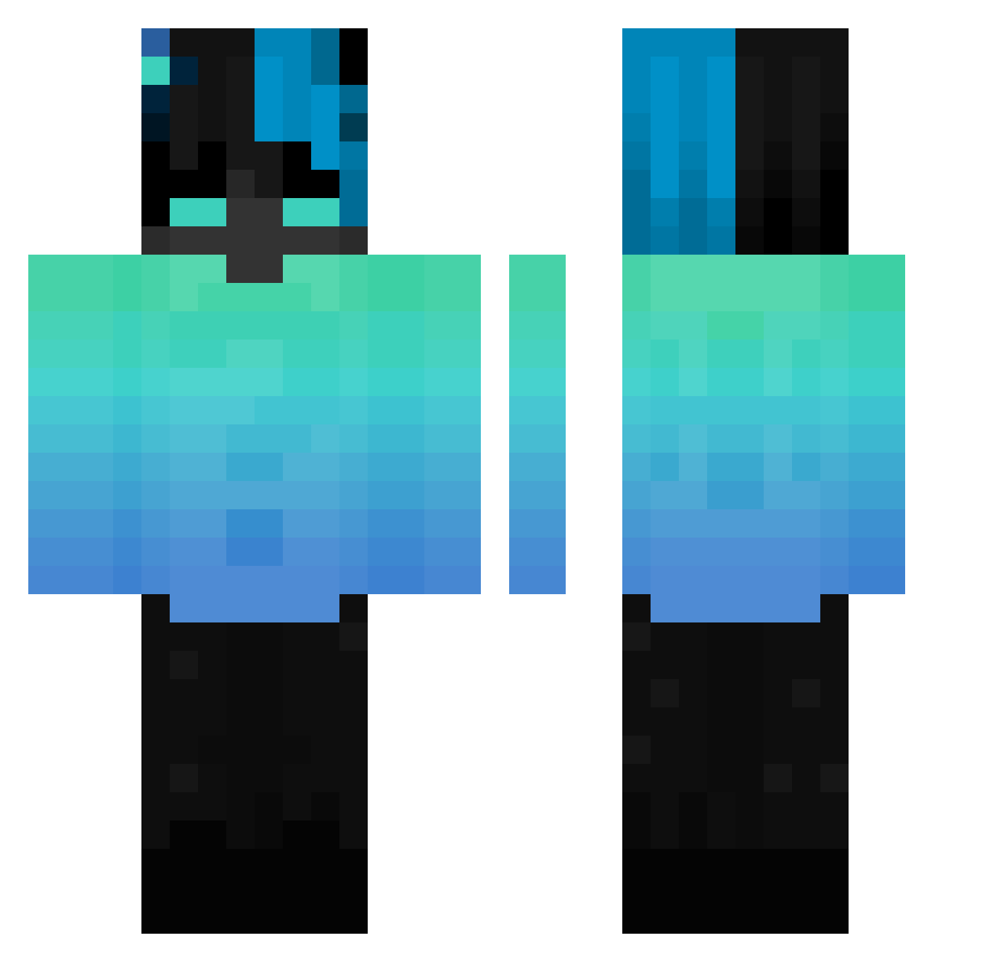 SPICYBOY_1 Minecraft skin, front and back view