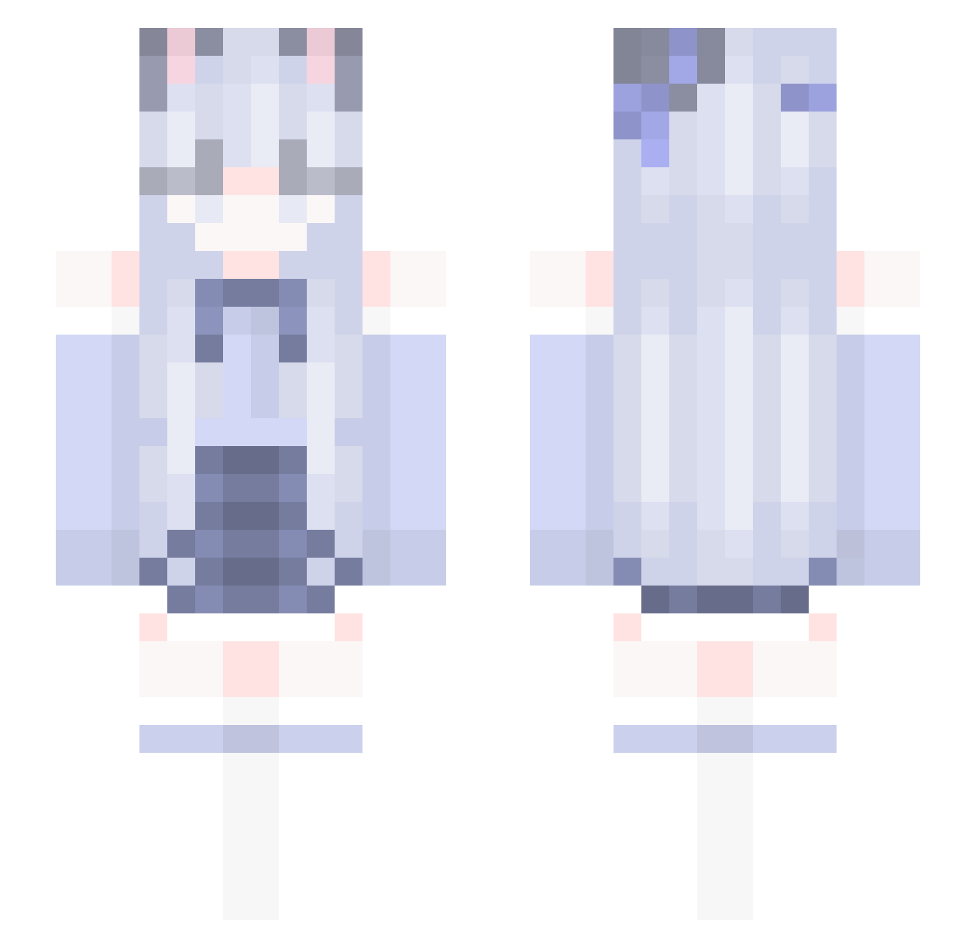 Rexom_HD Minecraft skin, front and back view