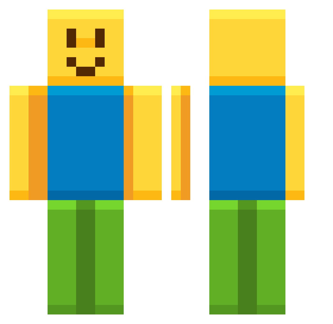 Grape_Cookie_2 Minecraft skin, front and back view