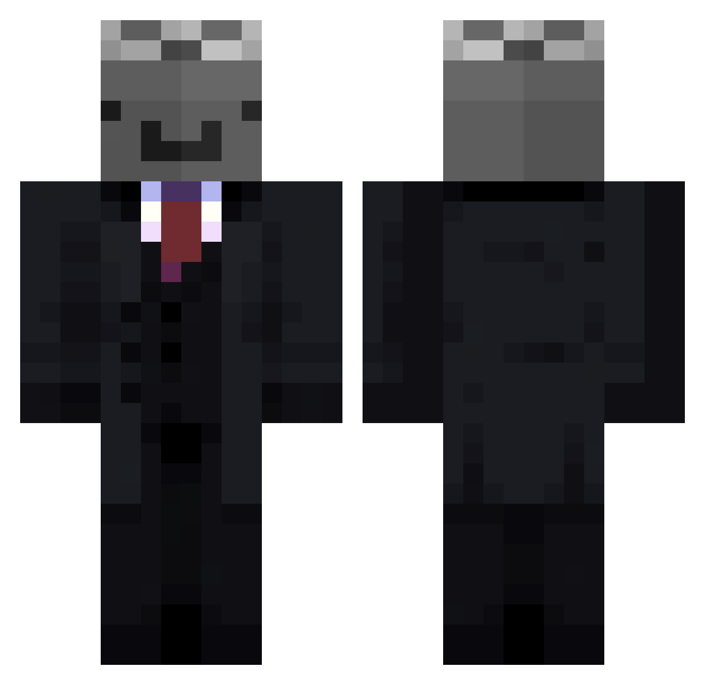 notCARIBOU89 Minecraft skin, front and back view