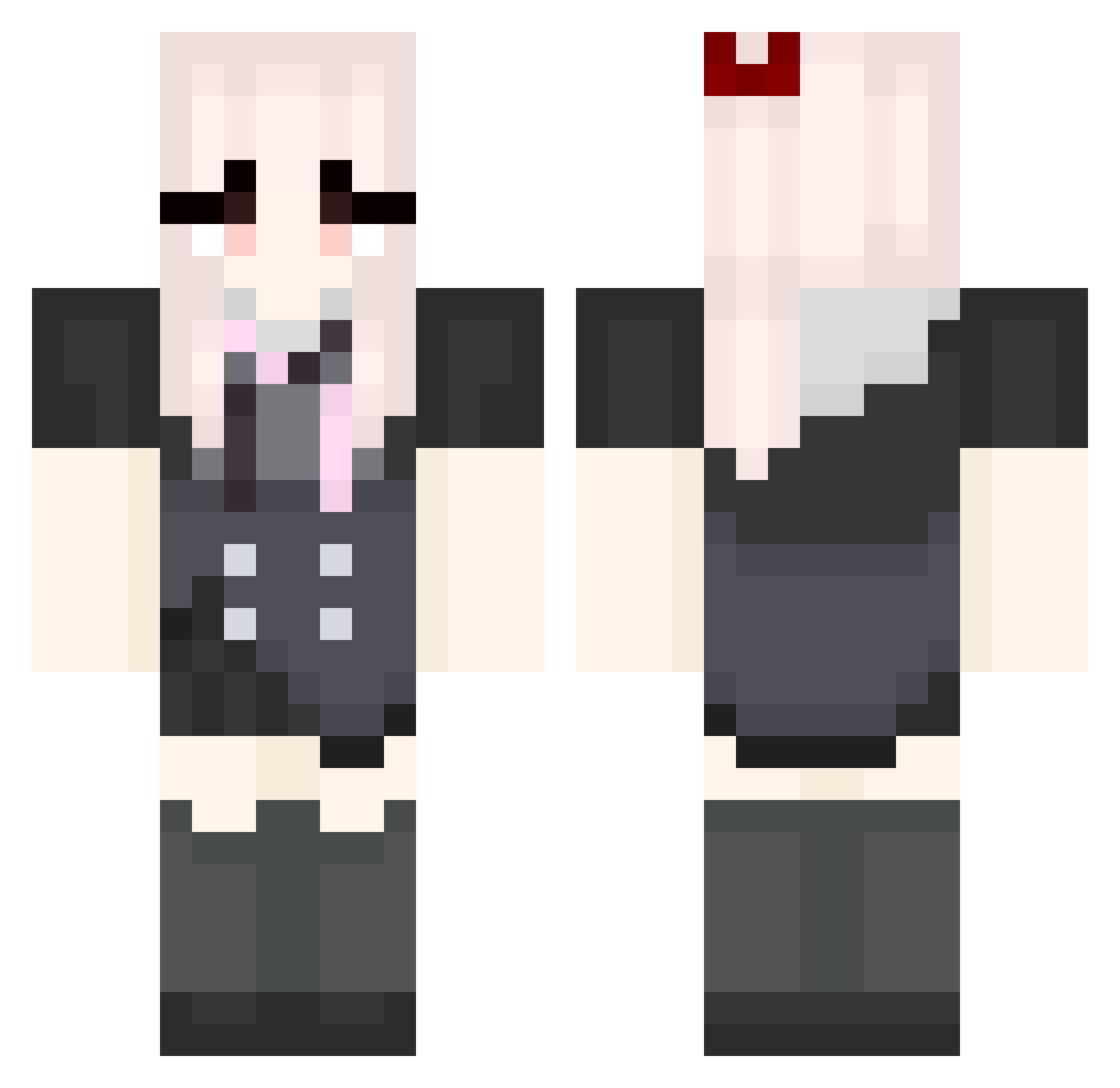 dlalsgh112 Minecraft skin, front and back view