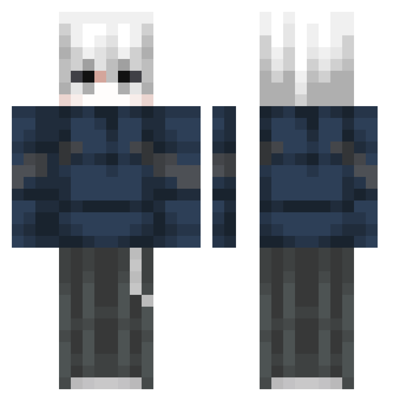 sirvent_ Minecraft skin, front and back view