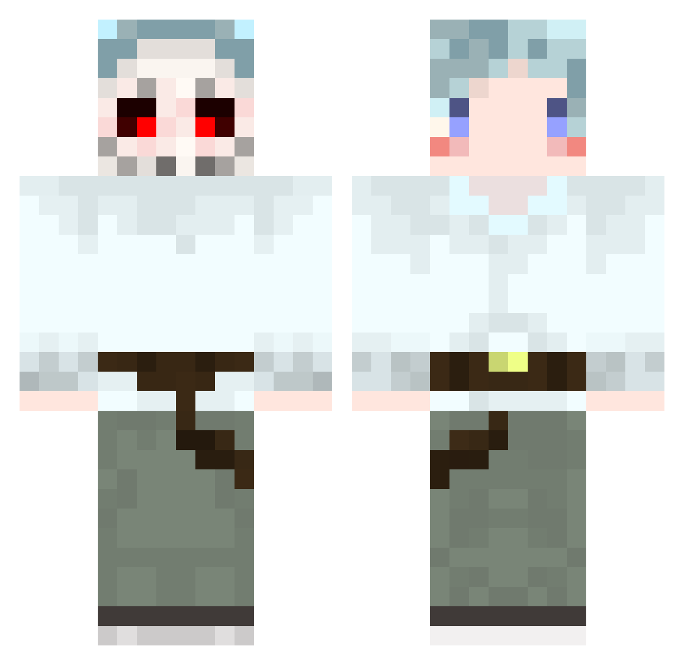 Ximter454_ Minecraft skin, front and back view