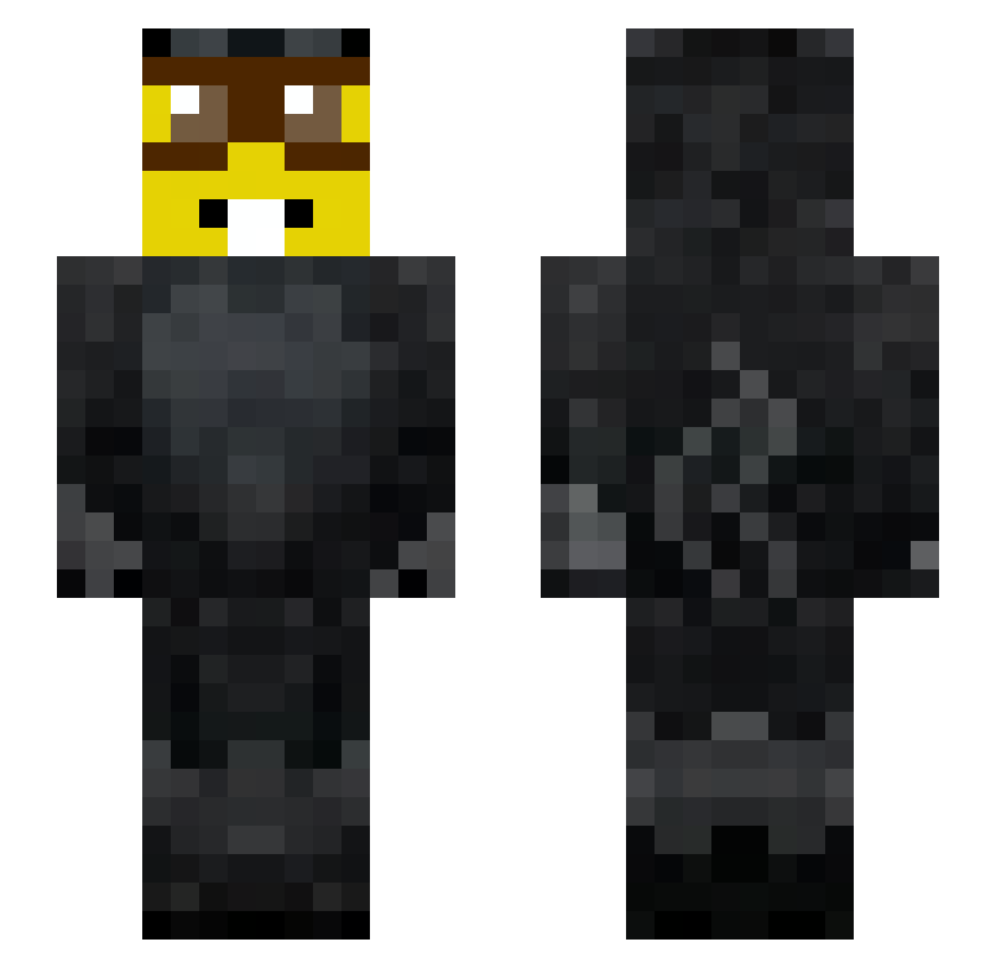 XoXonho Minecraft skin, front and back view