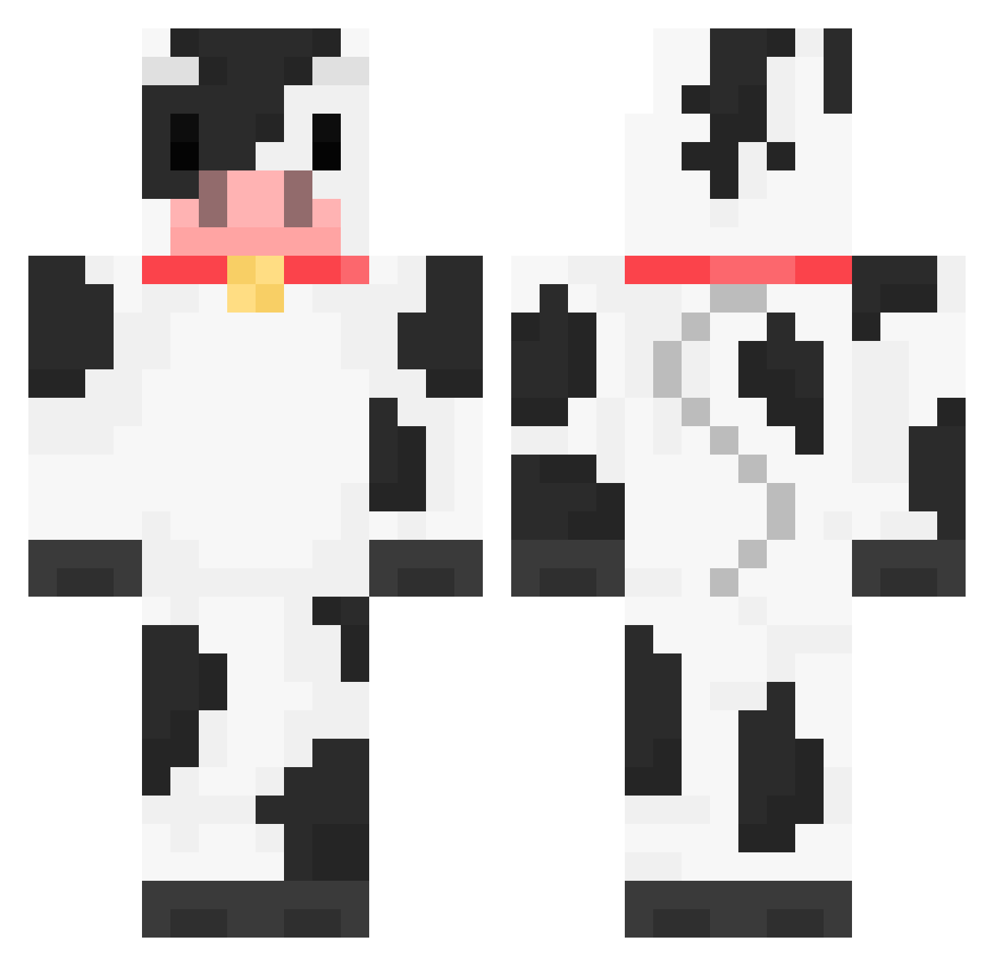 yoggibadoggi Minecraft skin, front and back view