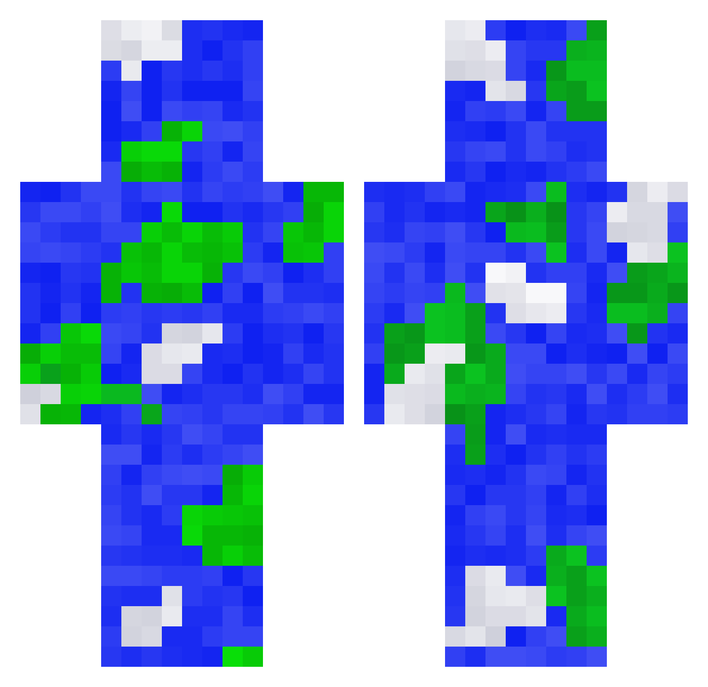 Rxjy_ Minecraft skin, front and back view