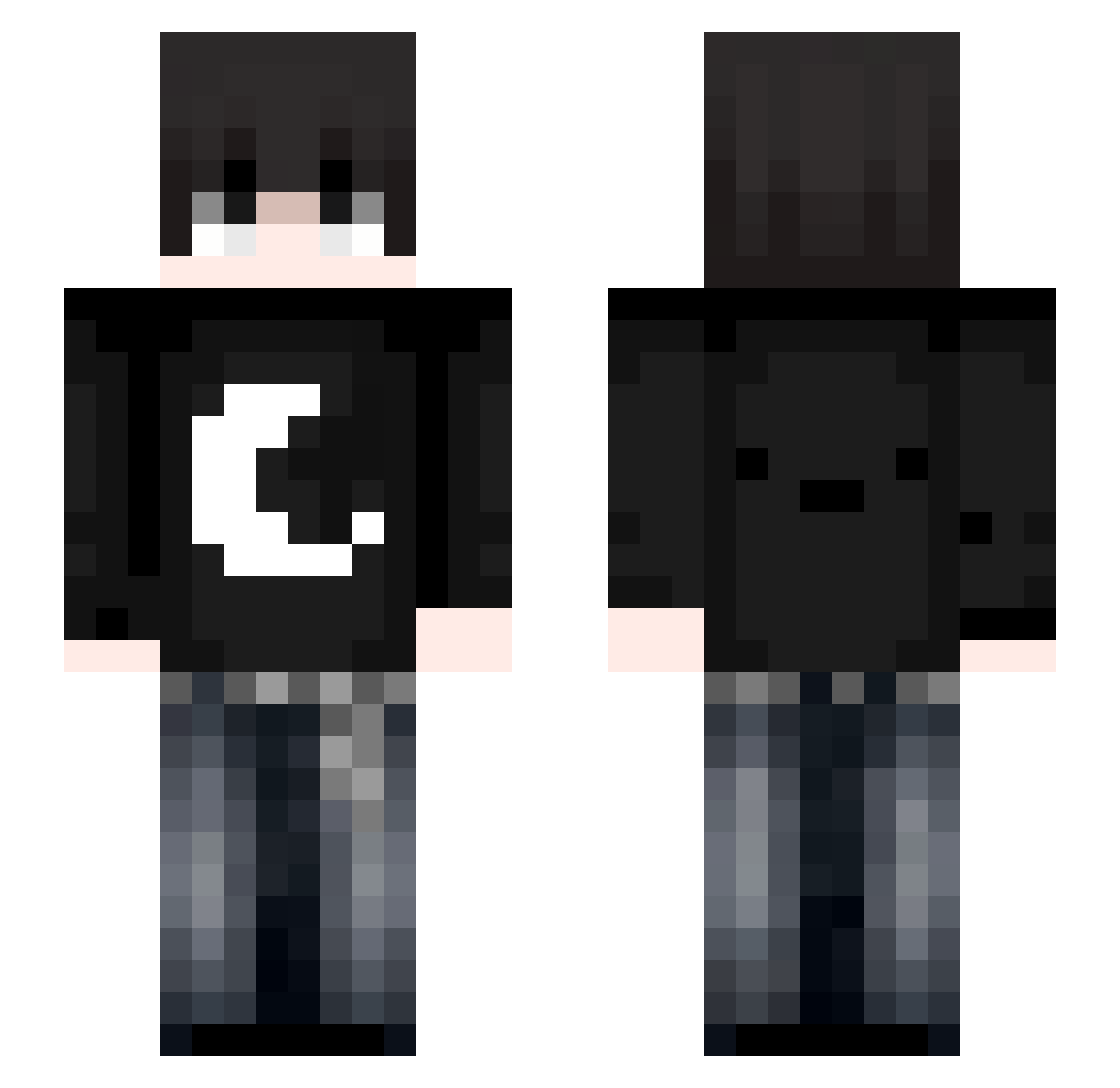 DaGys_ Minecraft skin, front and back view