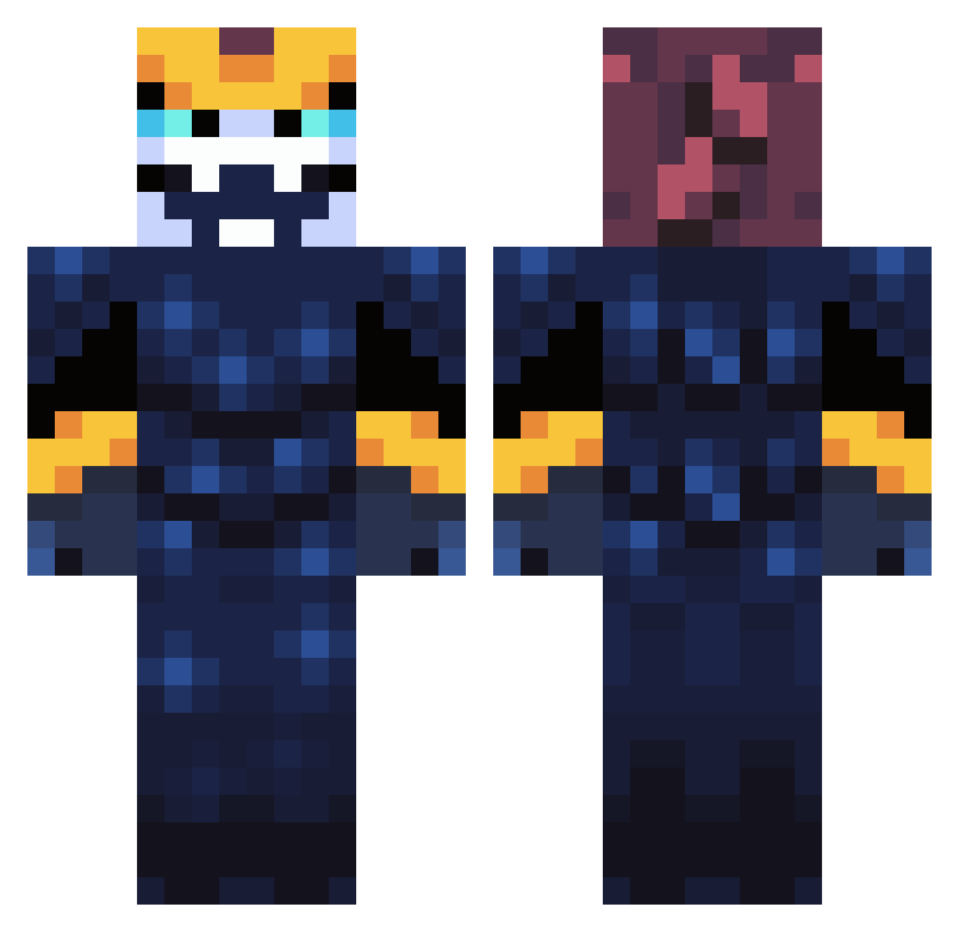 Blue_Mech - monster hunter Minecraft skin