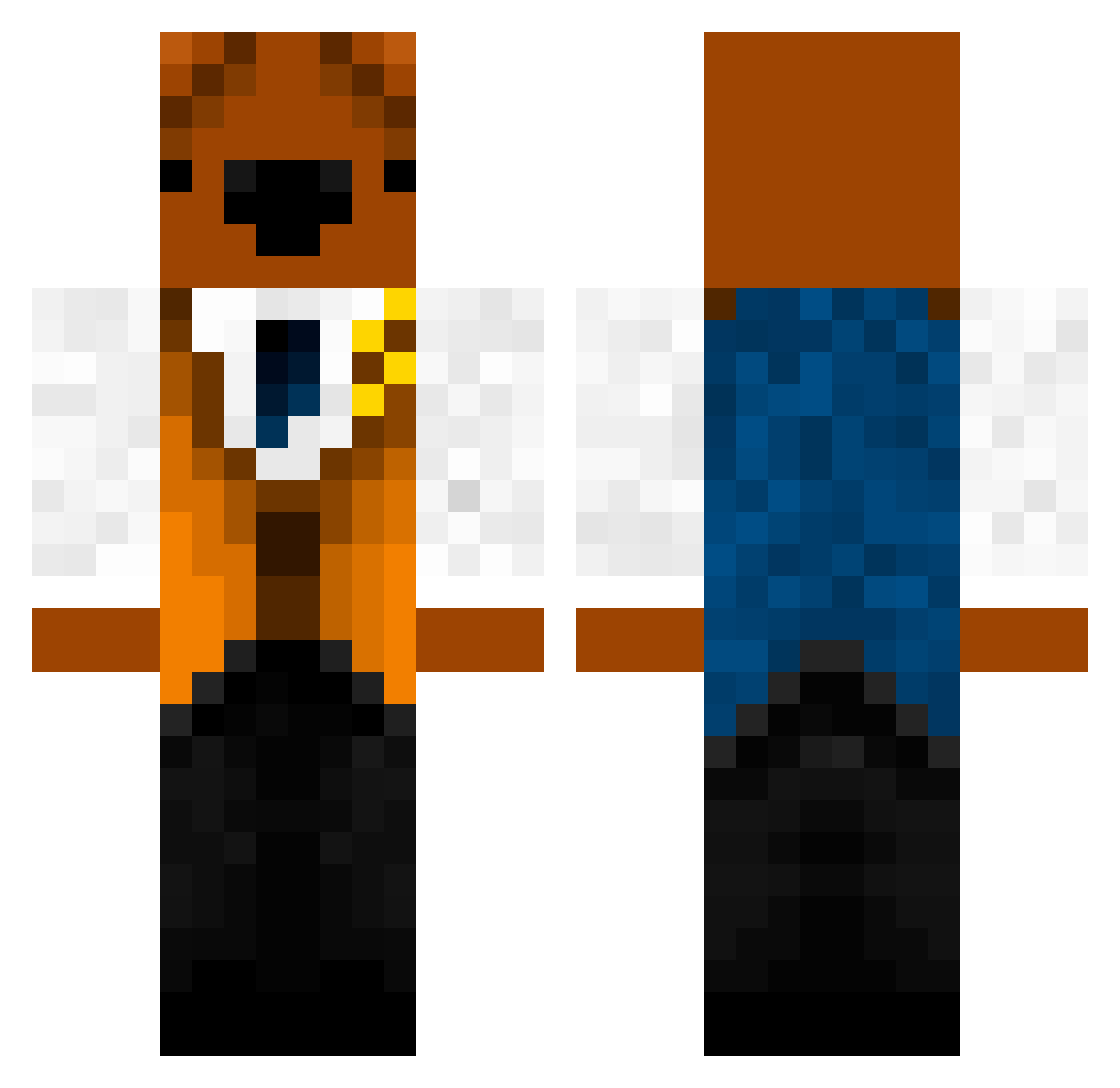 Sr_Sander Minecraft skin, front and back view