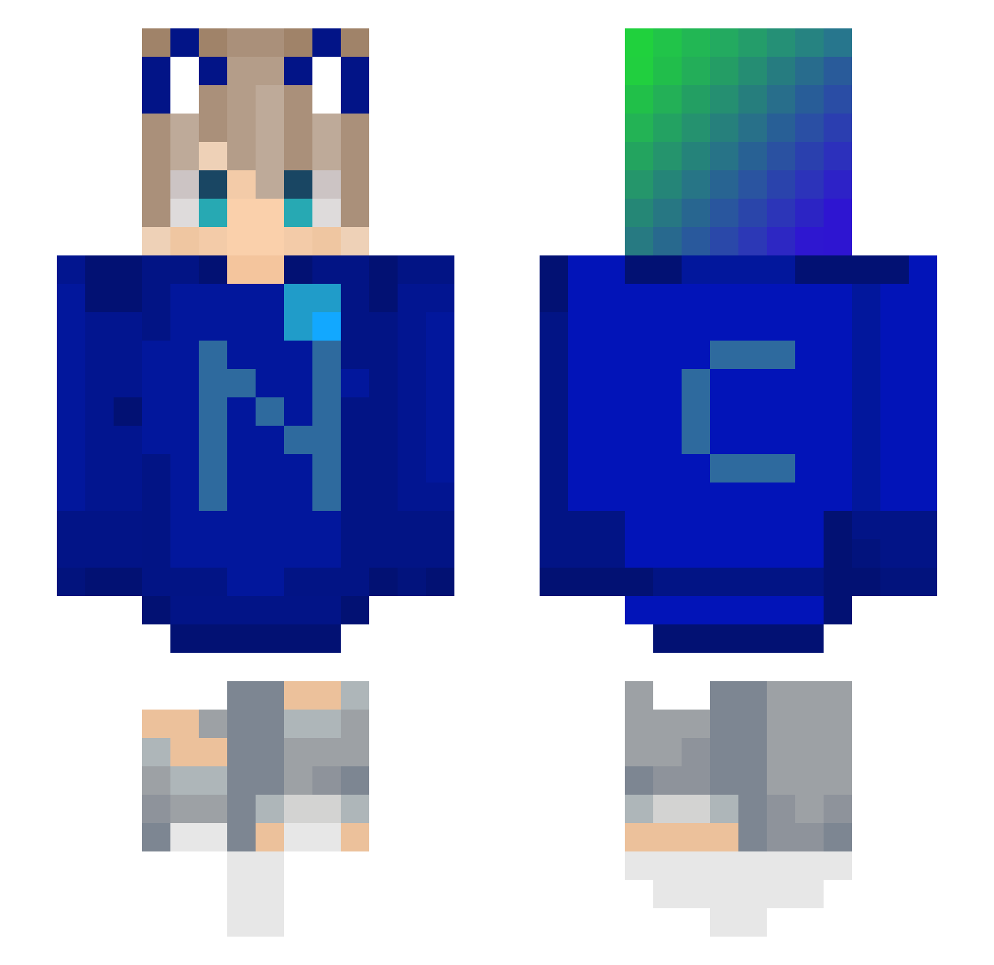 natancavicchini Minecraft skin, front and back view