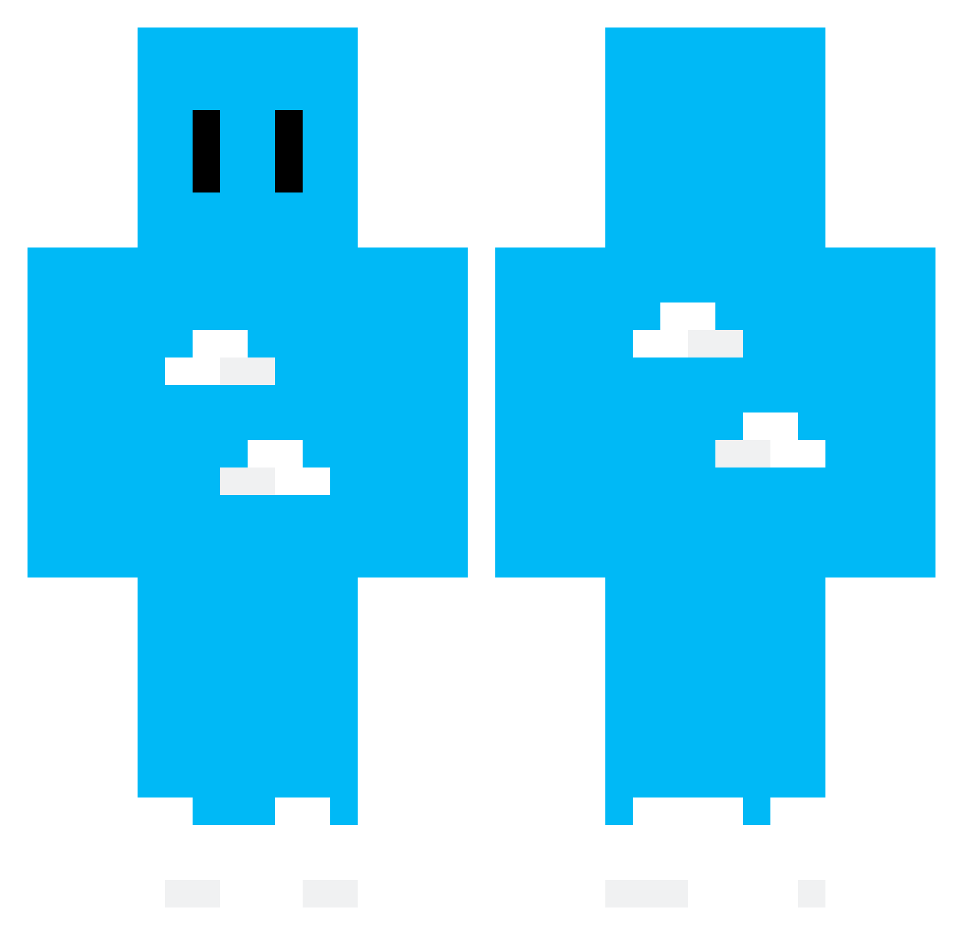 StepChicken66 Minecraft skin, front and back view