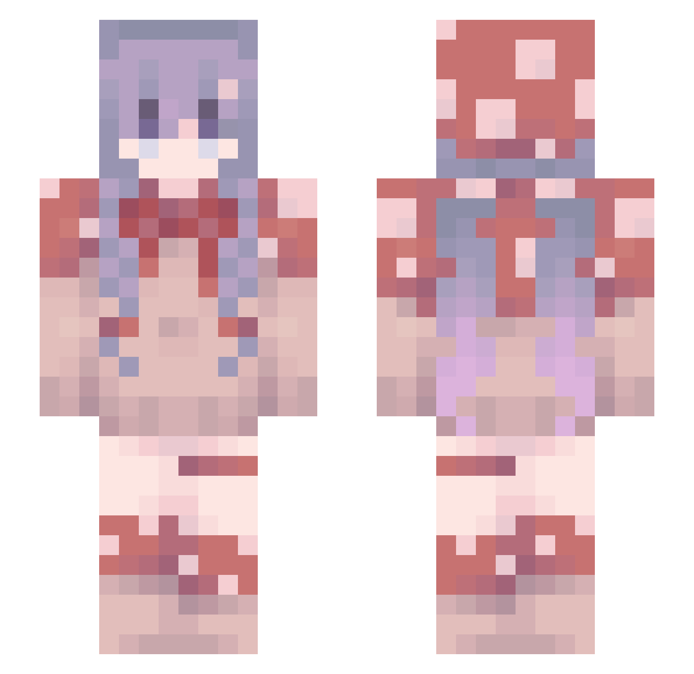 Cheese_Maker Minecraft skin, front and back view