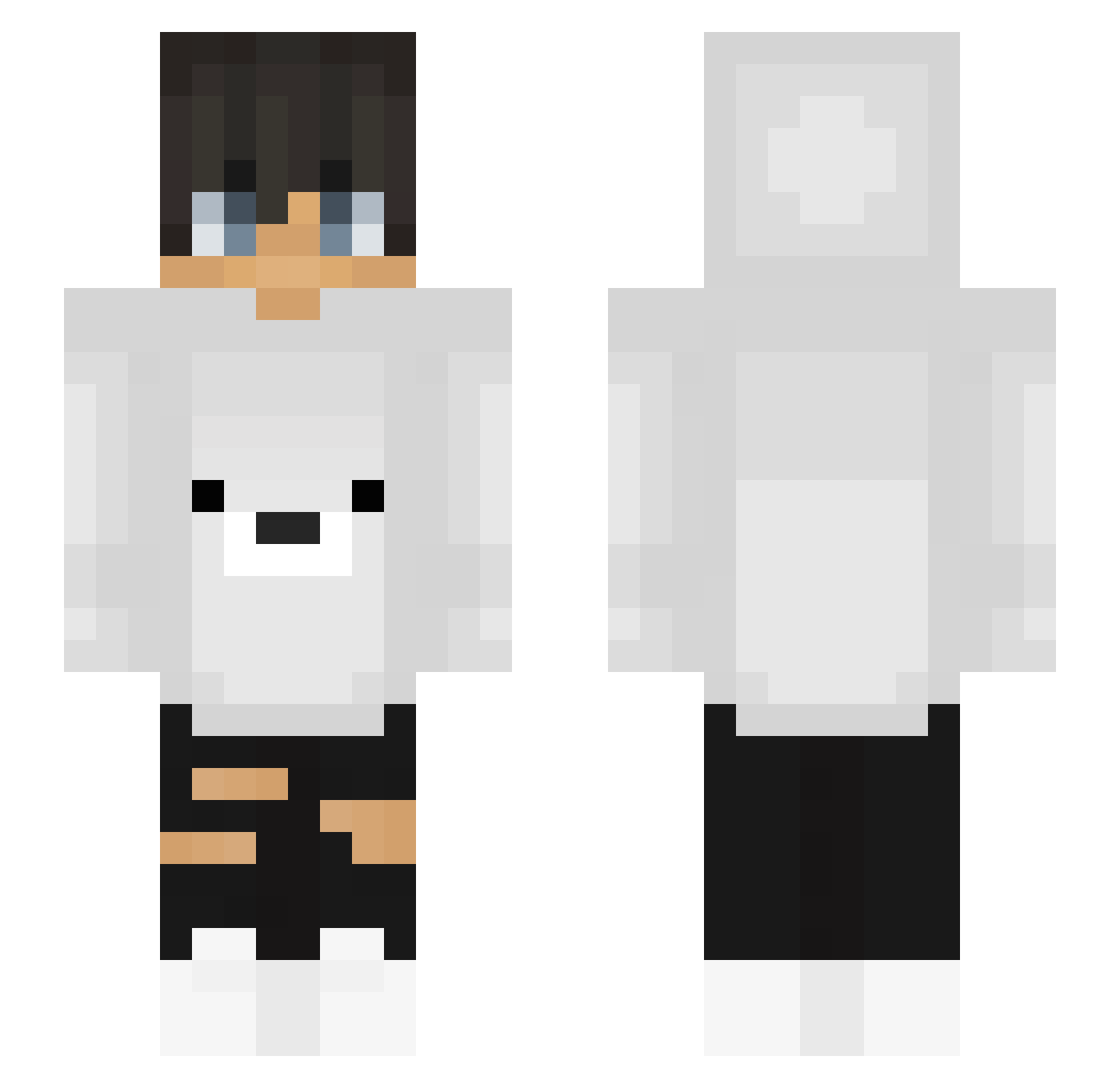 Firatxzc19 Minecraft skin, front and back view
