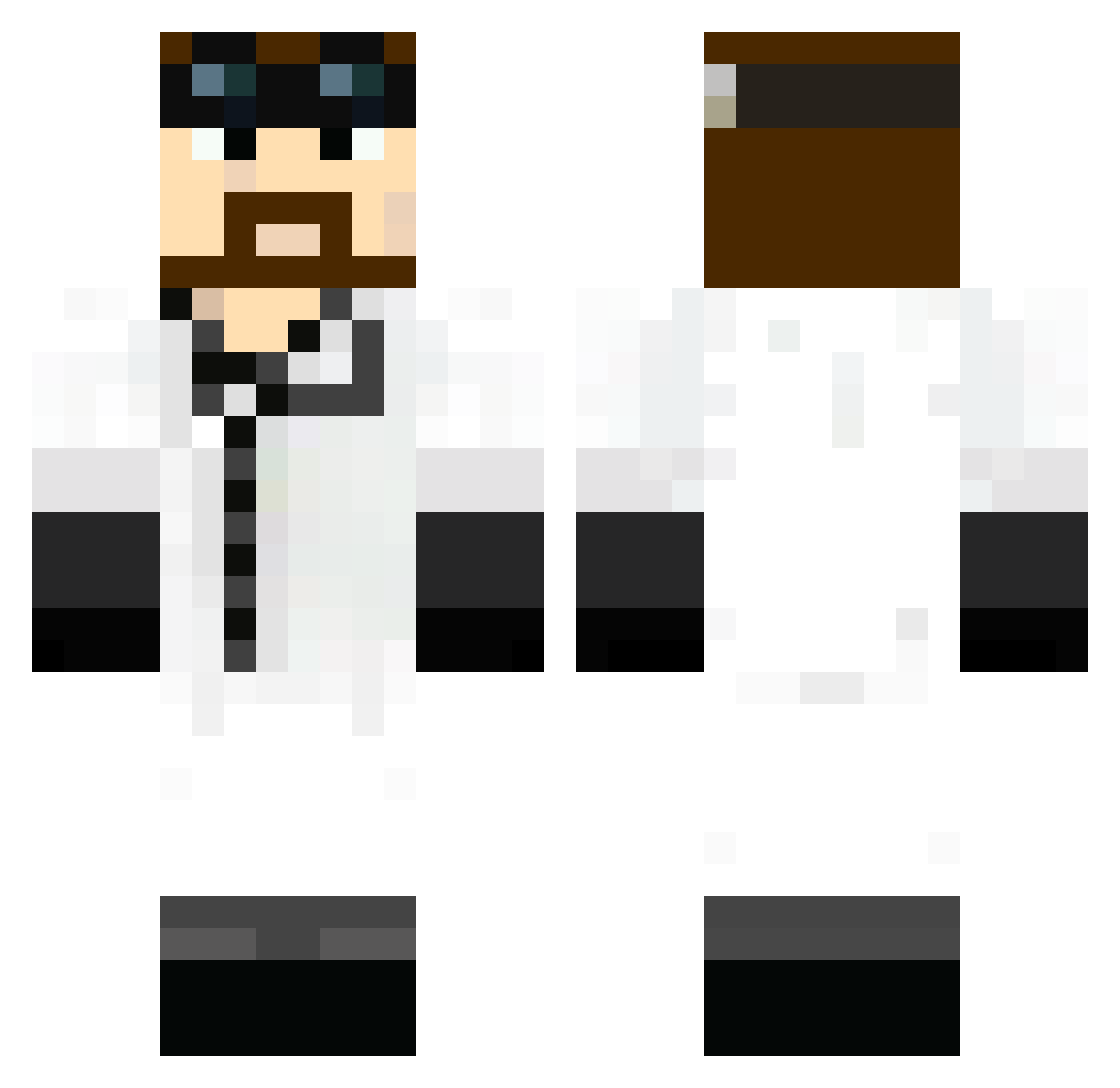 dylrox36 Minecraft skin, front and back view