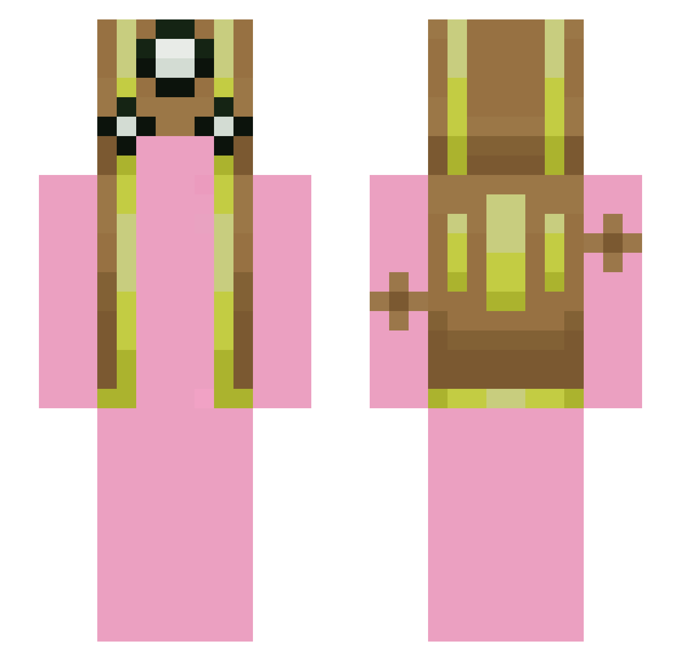 sinnohh_ Minecraft skin, front and back view