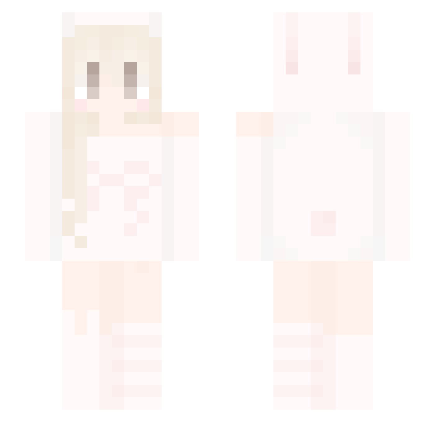 PumpedAcrobat57 Minecraft skin, front and back view