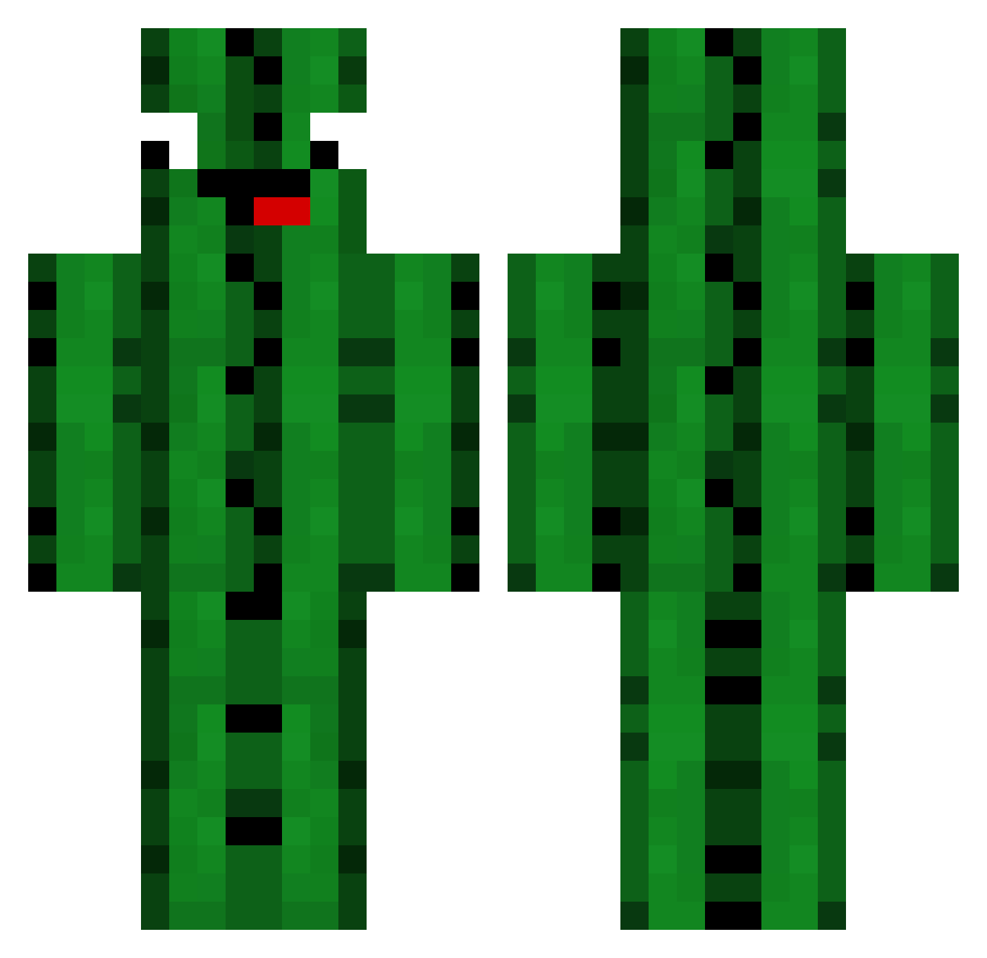 _Kaktuskipik_ Minecraft skin, front and back view