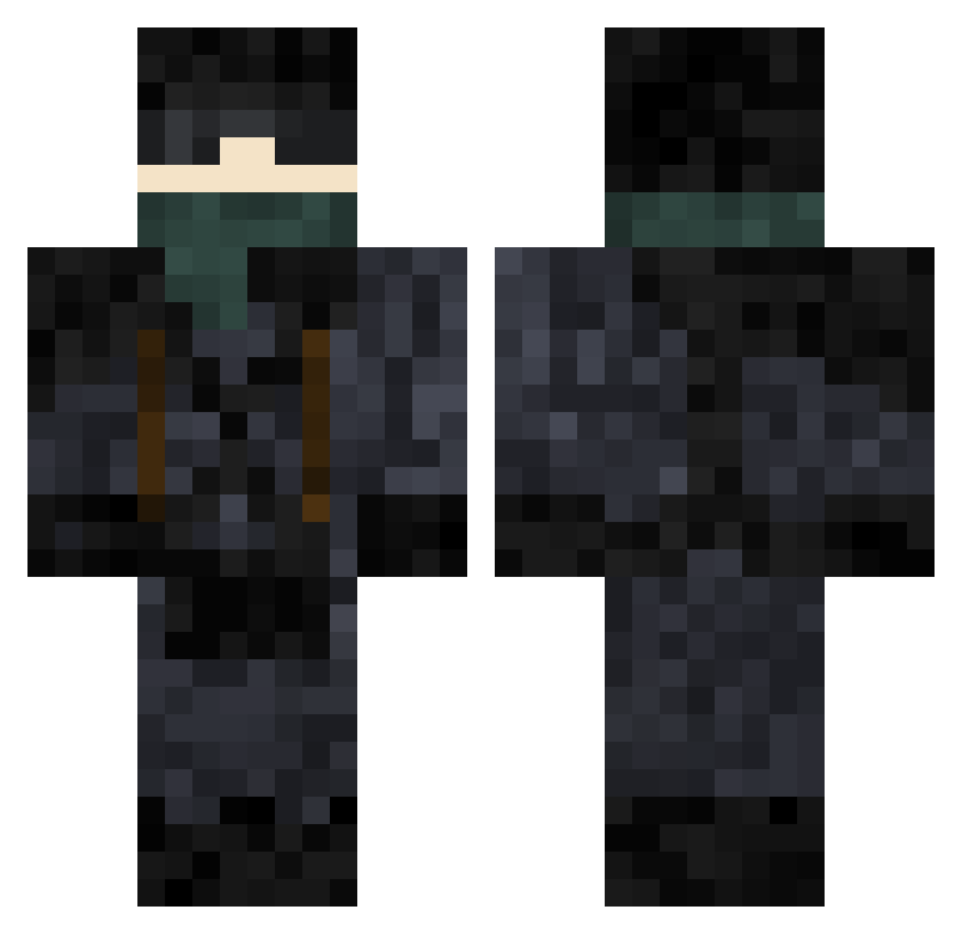 kjleo671 Minecraft skin, front and back view