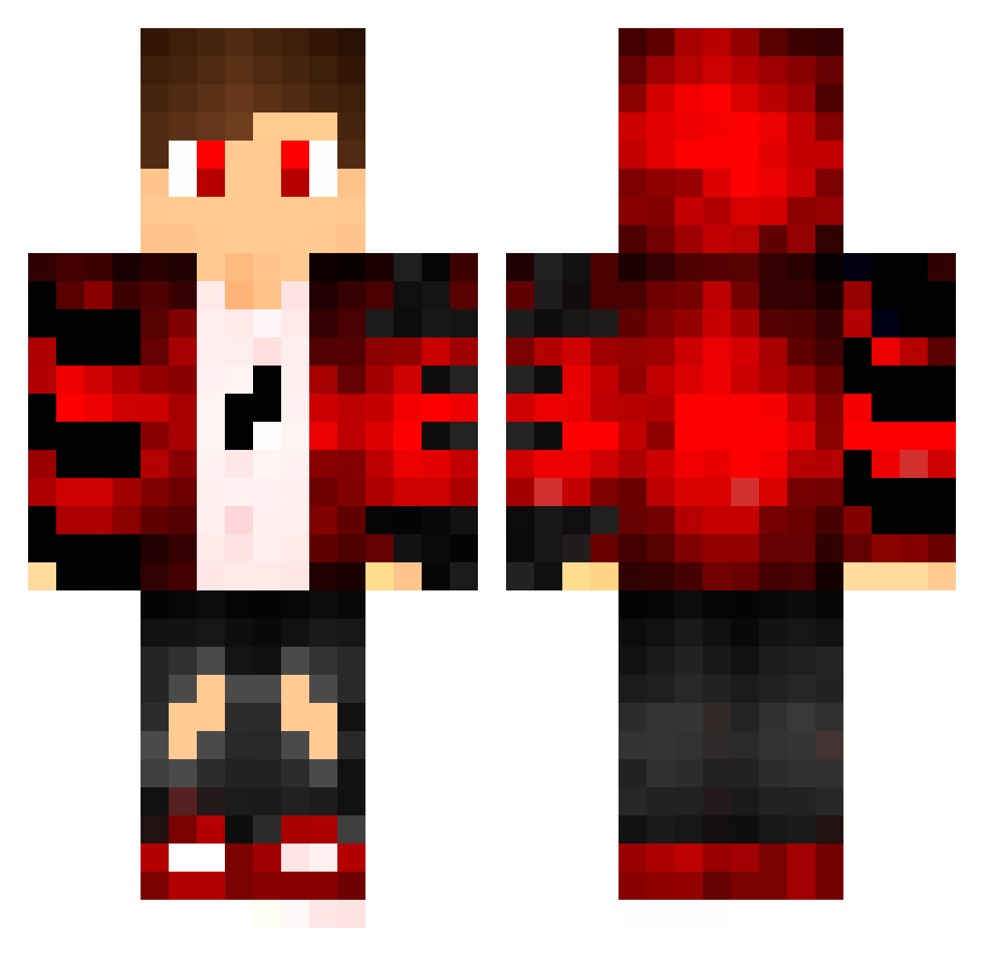Sytins_ Minecraft skin, front and back view